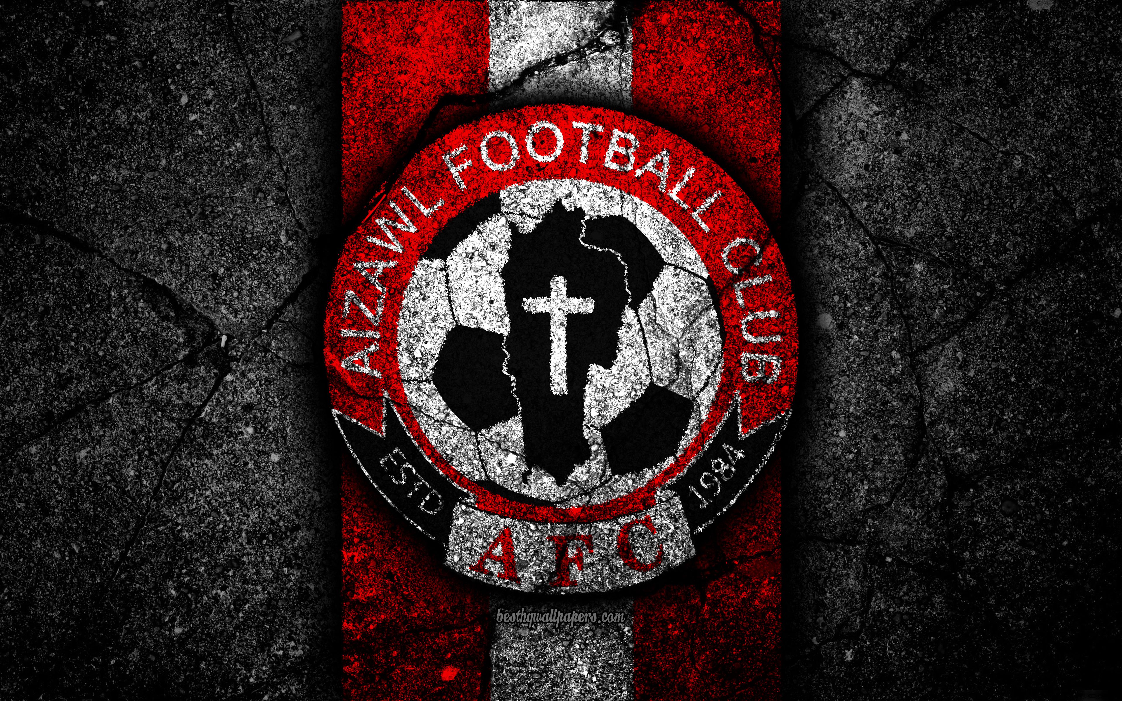 wallpaper 4k, Aizawl FC, emblem .besthqwallpaper.com