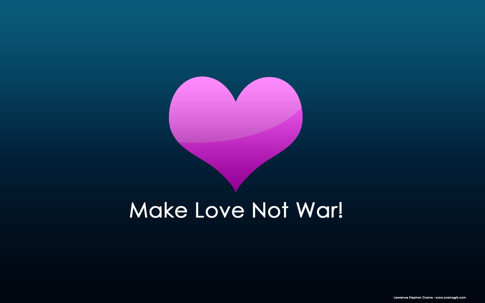 Make Love Not War Wallpaper on .hipwallpaper.com