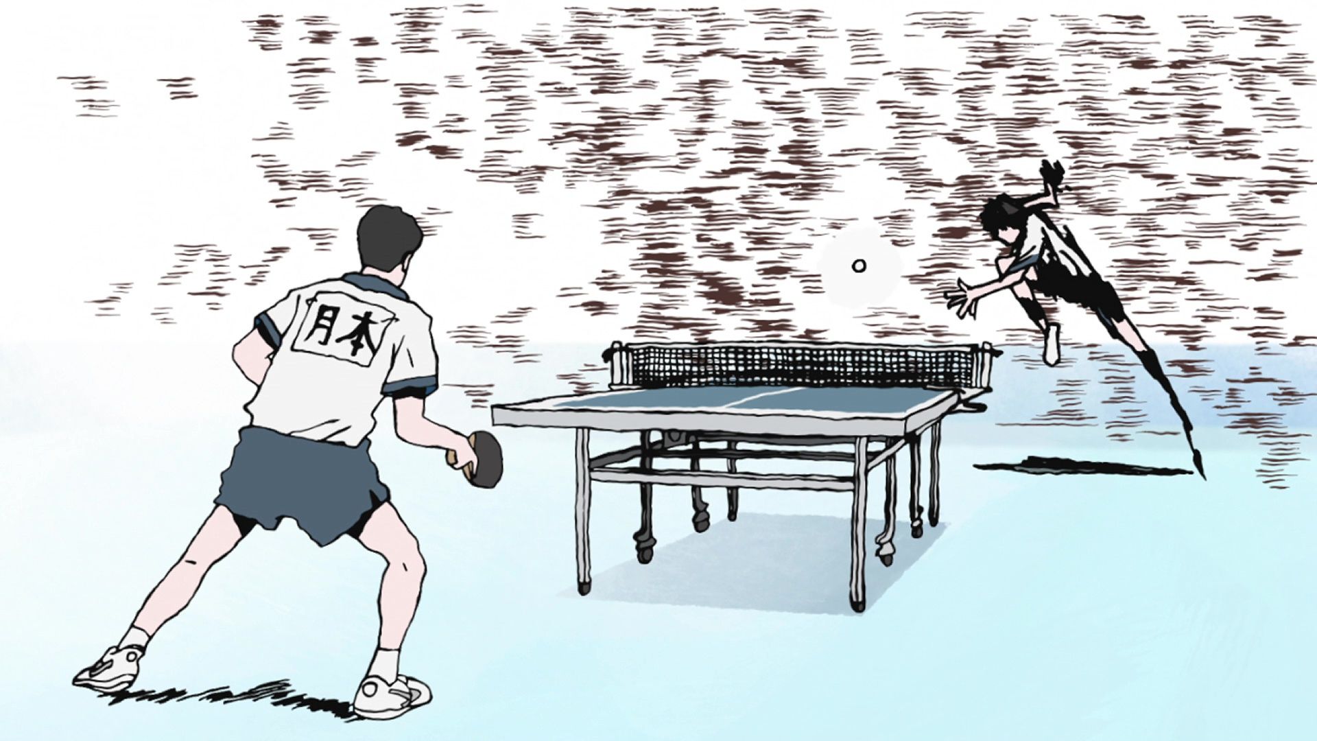 Ping Pong: The Animation - Potential wallpaper?! Artist: http