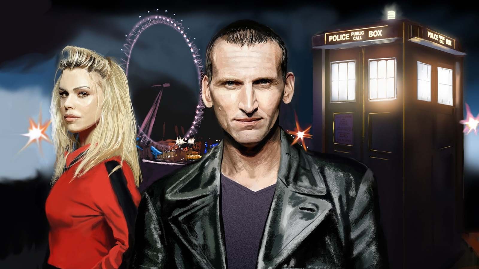 Doctor Who, Ninth Doctor, Rose Tyler .wallup.net