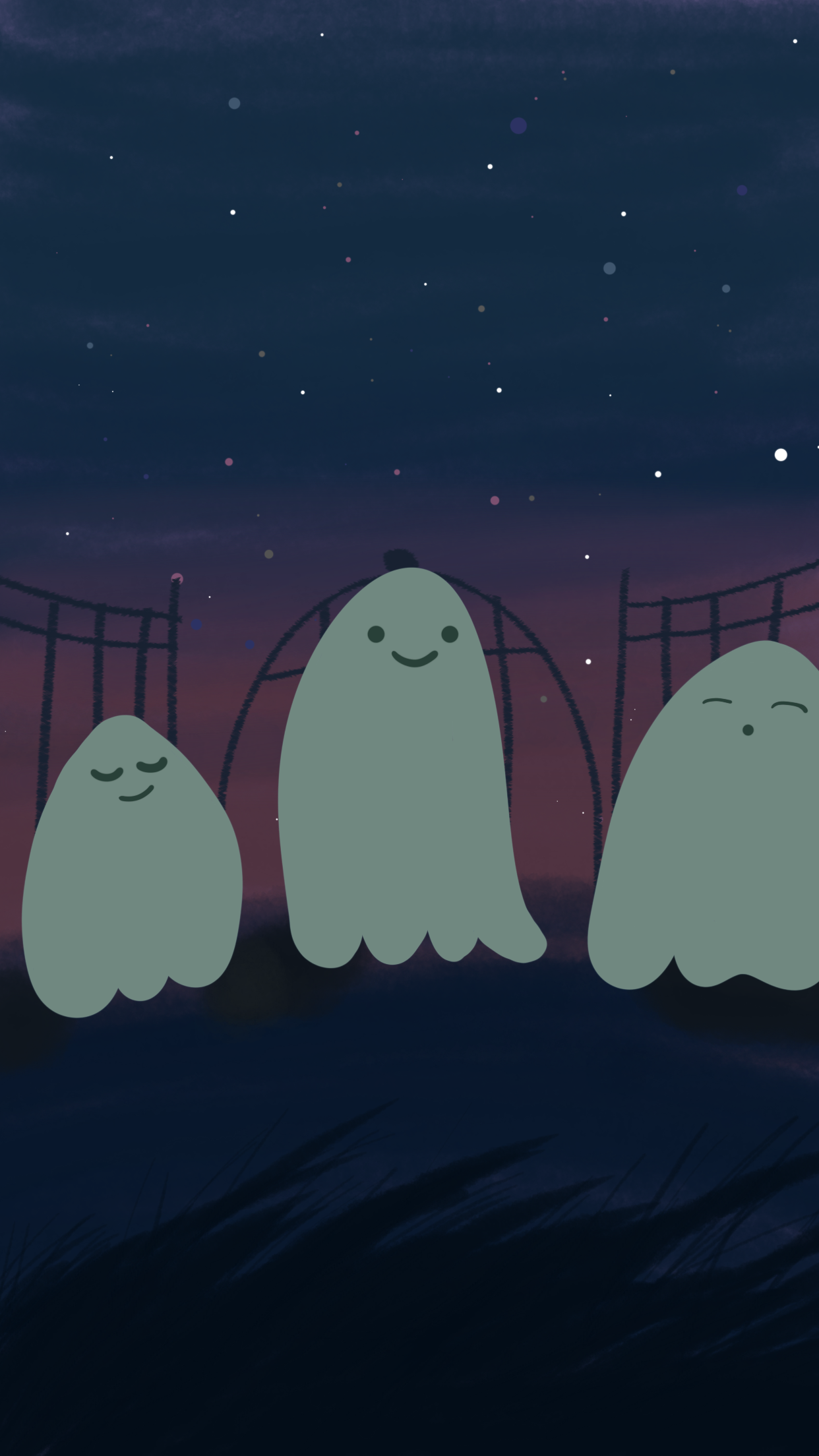 Cute ghost, Best iphone wallpaper .br.com