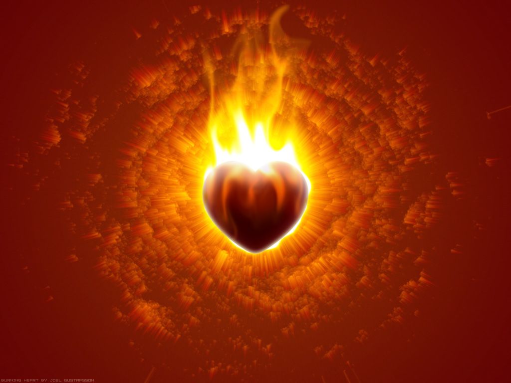 Burning Heart Wallpaper, Heart Burning .valentines Wallpaper.blogspot.com