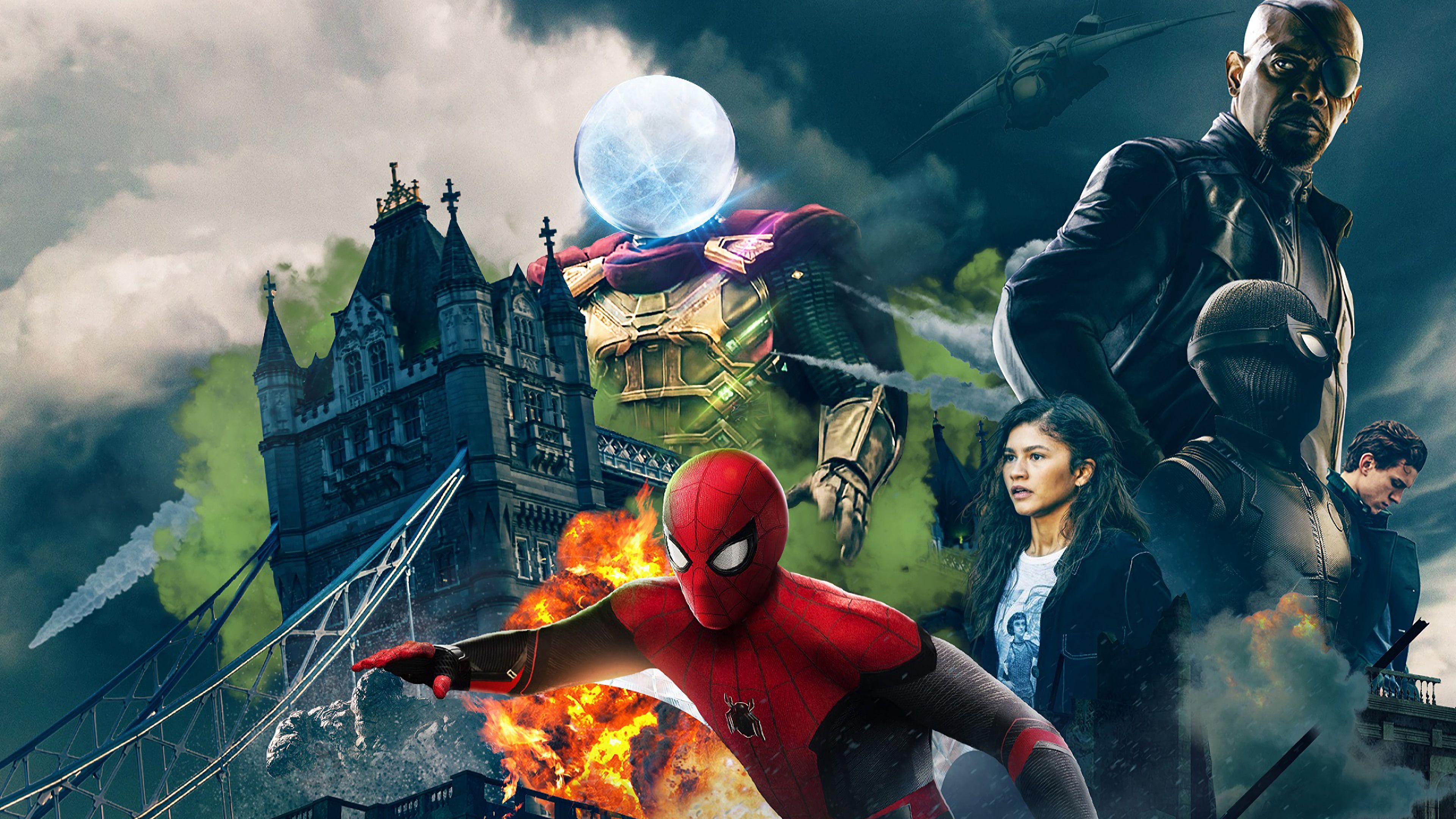 Spiderman Far Fromhome Character Poster .hdqwalls.com