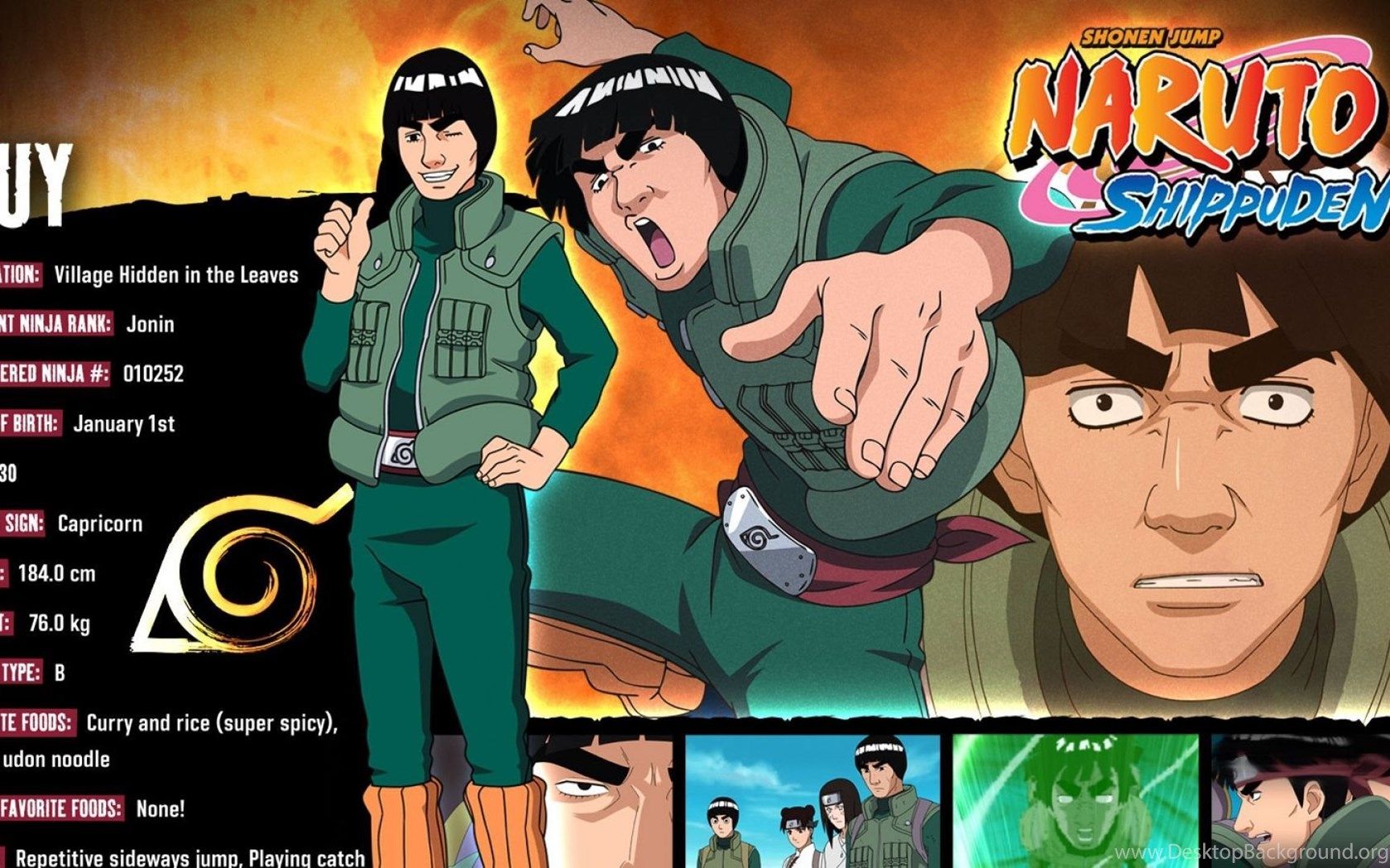 Full HD 1080p Rock Lee Wallpaper HD .itl.cat