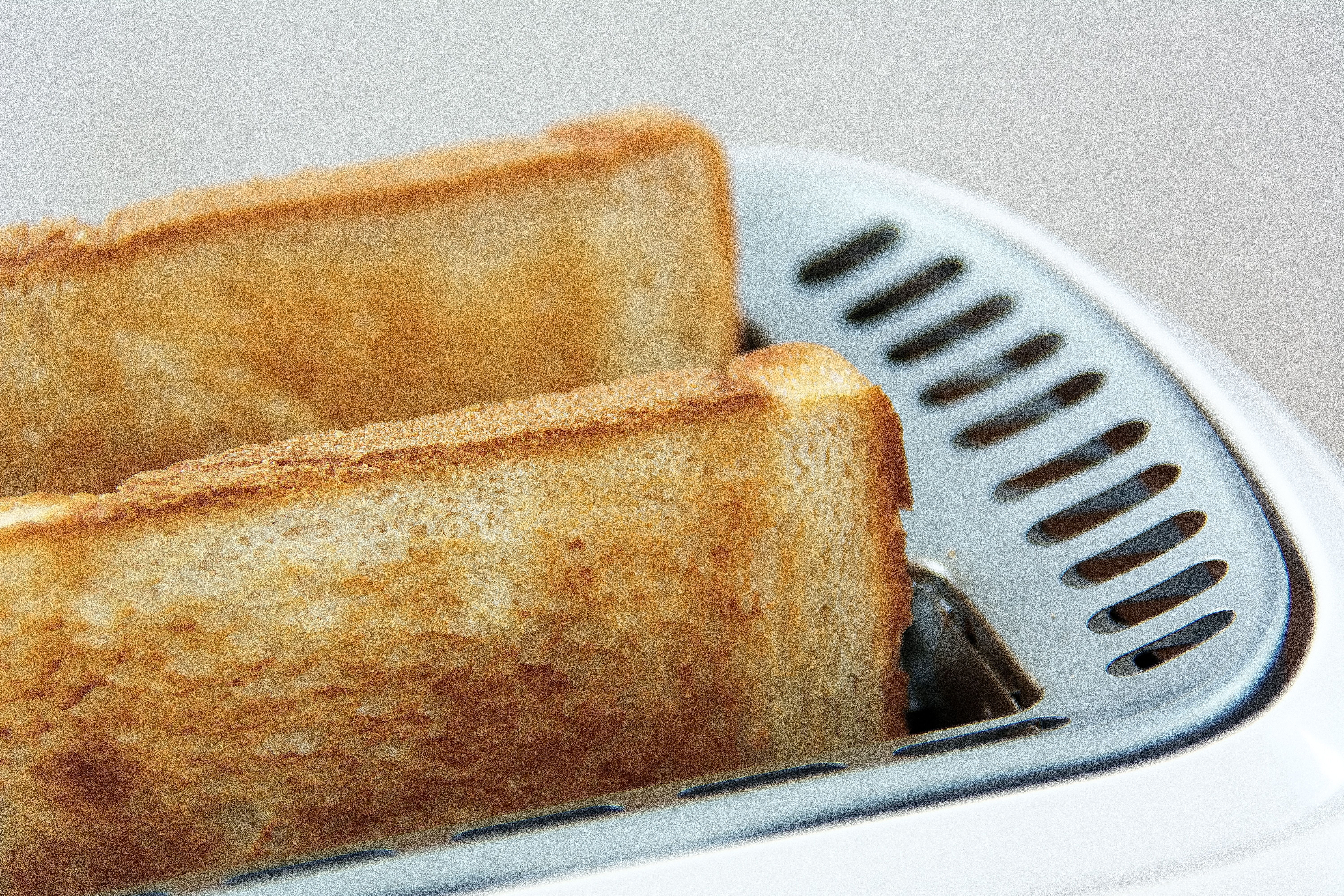 two loaf toasted bread on bread toaster .peakpx.com