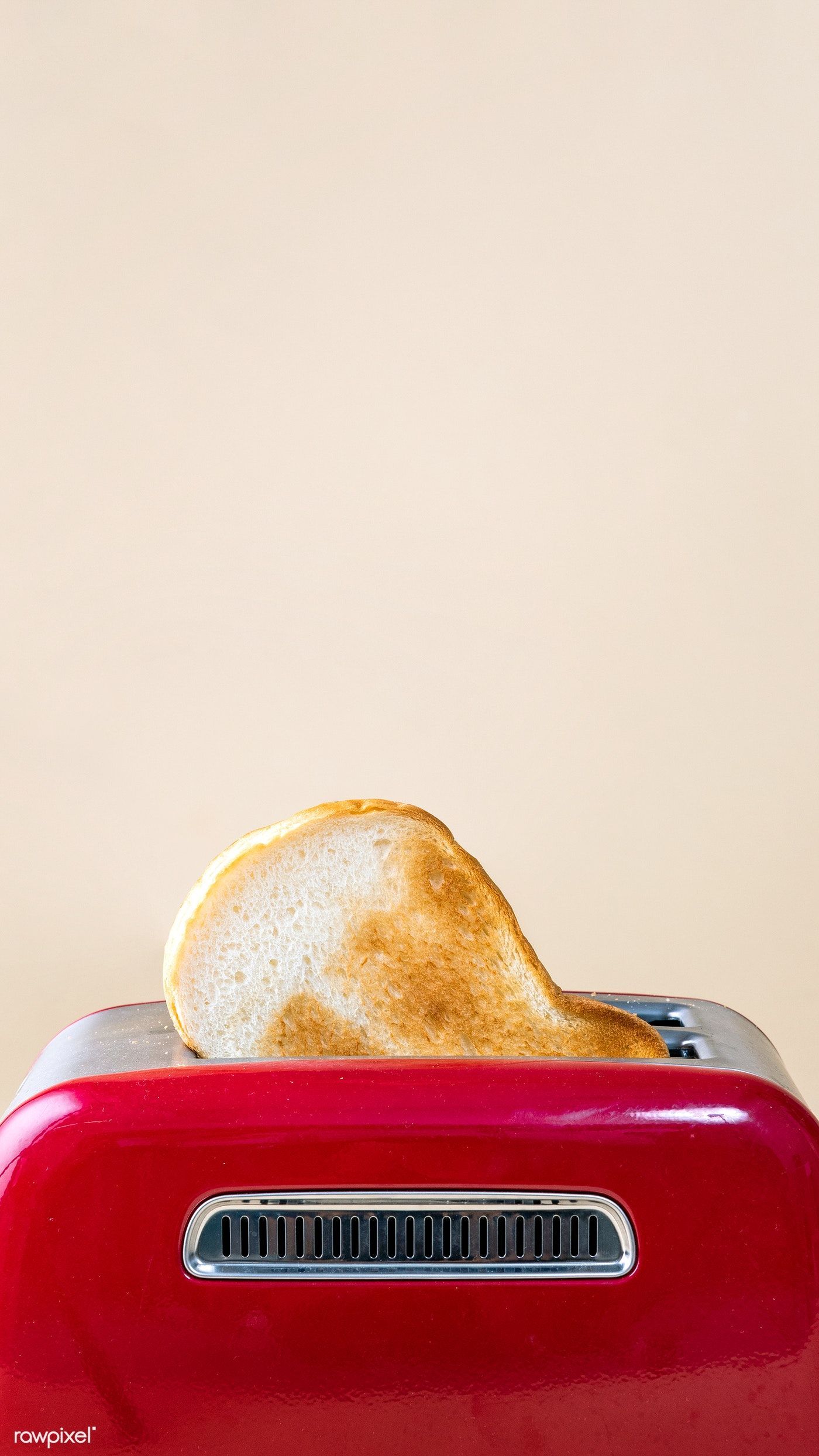 Sliced bread with red toaster mobile .com