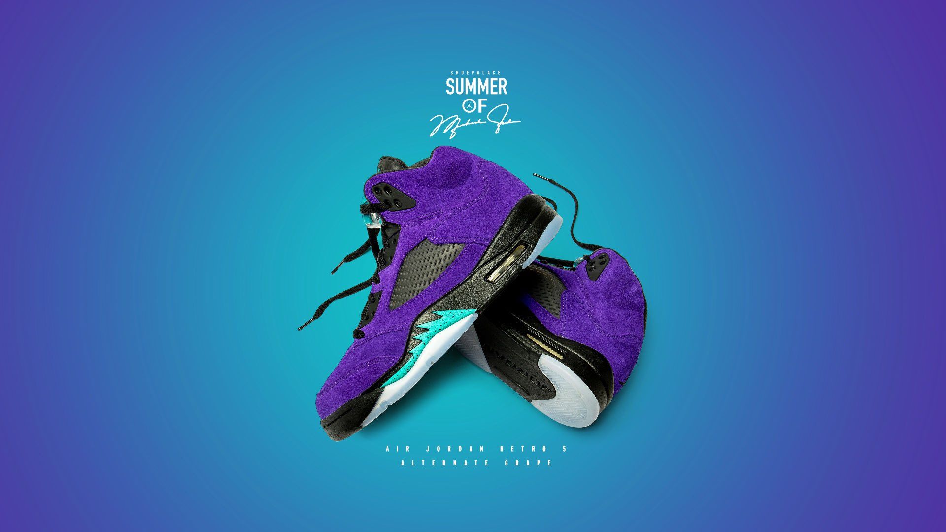 jordan 5 grape wallpaper