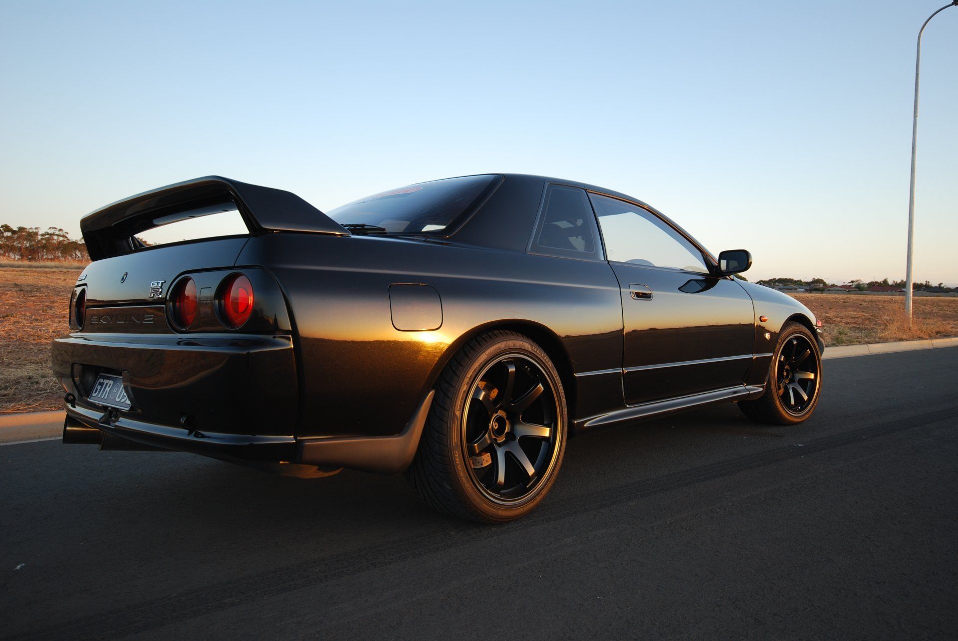 Nissan Skyline Gt R R32 Coupe Black Japan Wallpaper Gtr Wallpaper R32 Wallpaper & Background Download