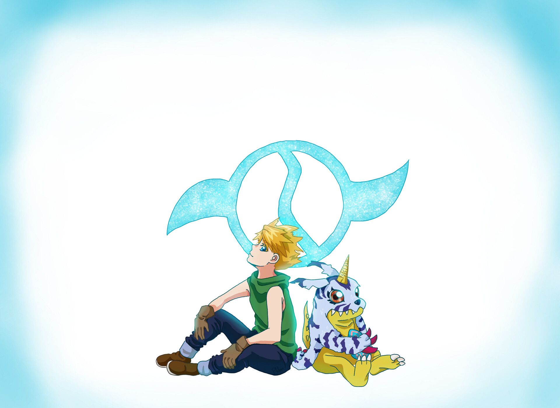 Gabumon.. Digimon Series,. phlox .artstation.com