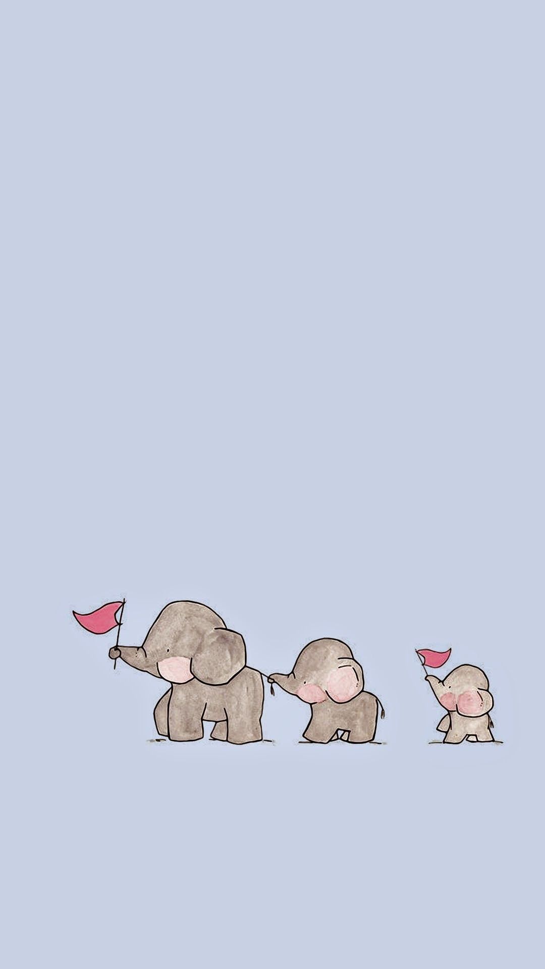 Cartoon iPhone Elephant Wallpaperwalpaperlist.com