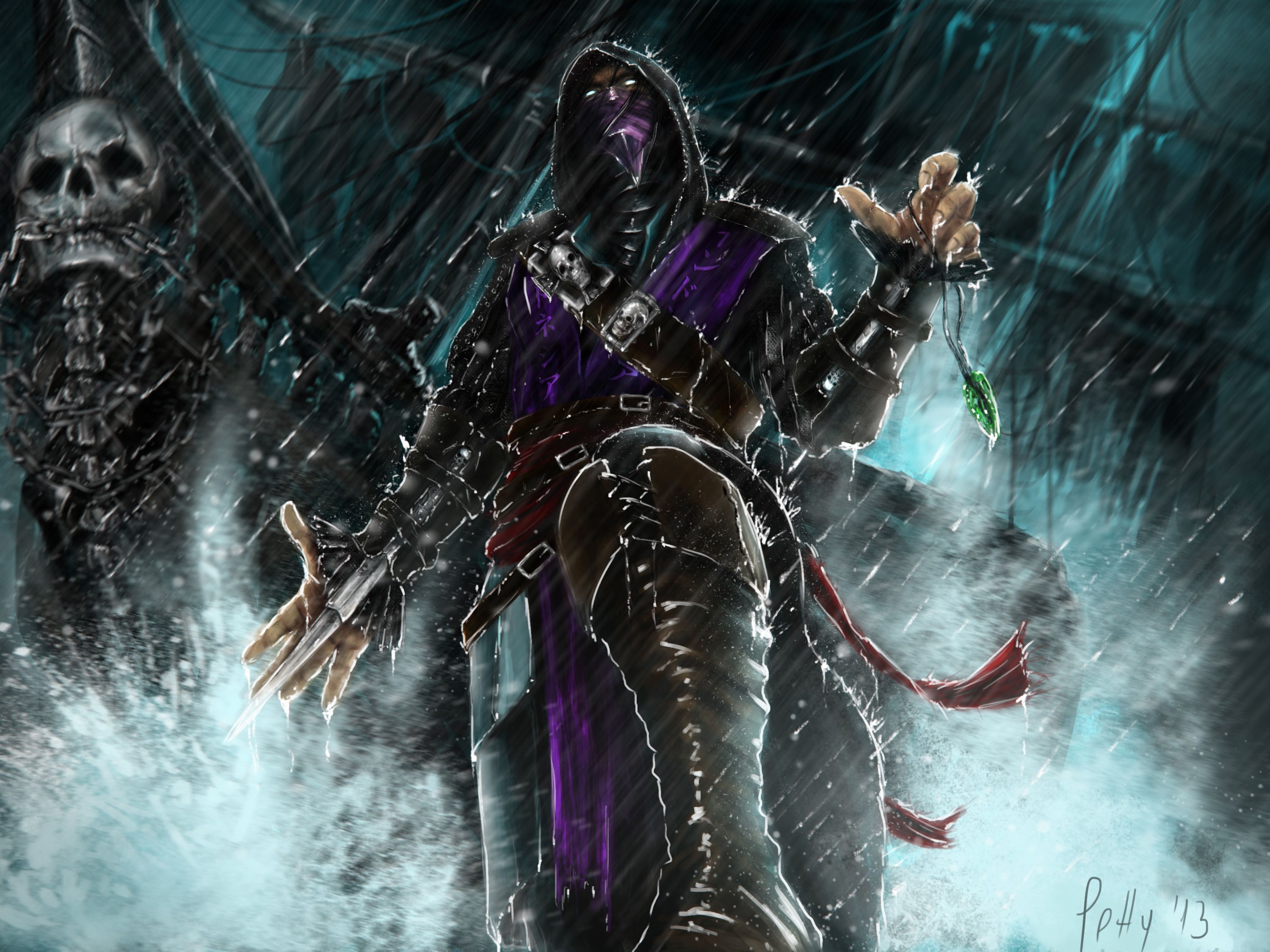Mortal Kombat Rain Wallpaper Free Mortal Kombat Rain Background