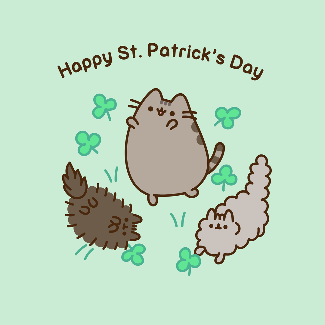 Pusheen, St. Patrick's Day