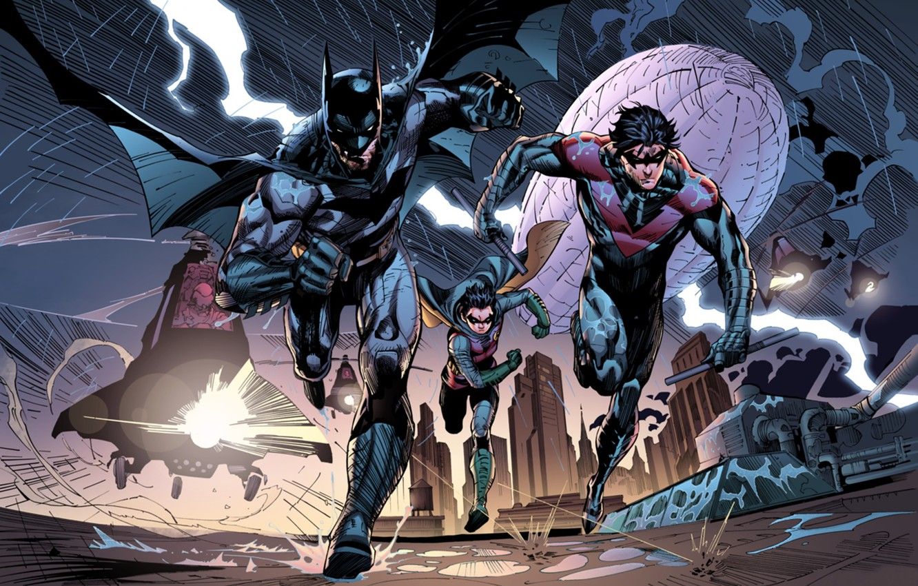 Wallpaper batman, dc comics, robin .goodfon.com