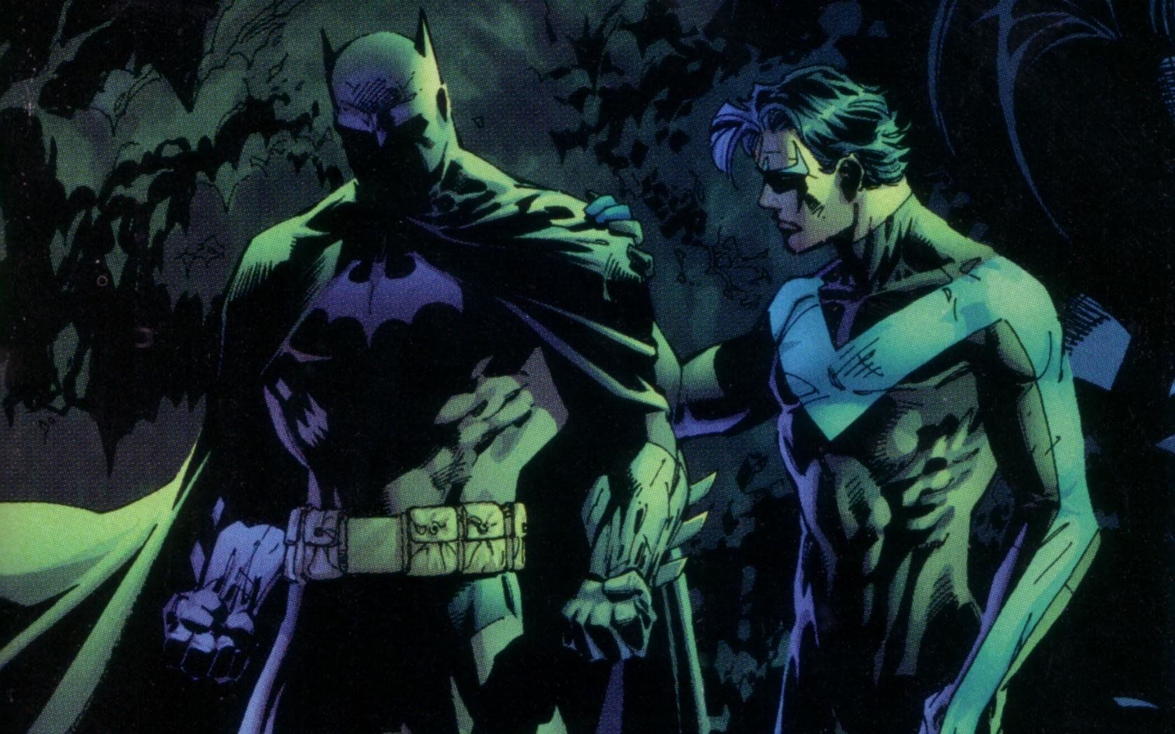 Batman and Nightwing Wallpaper .wallpaperaccess.com