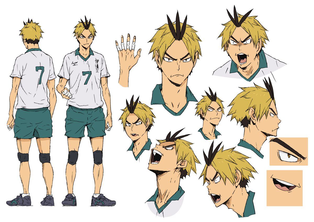 Koganegawa Kanji's character designtwitter.com