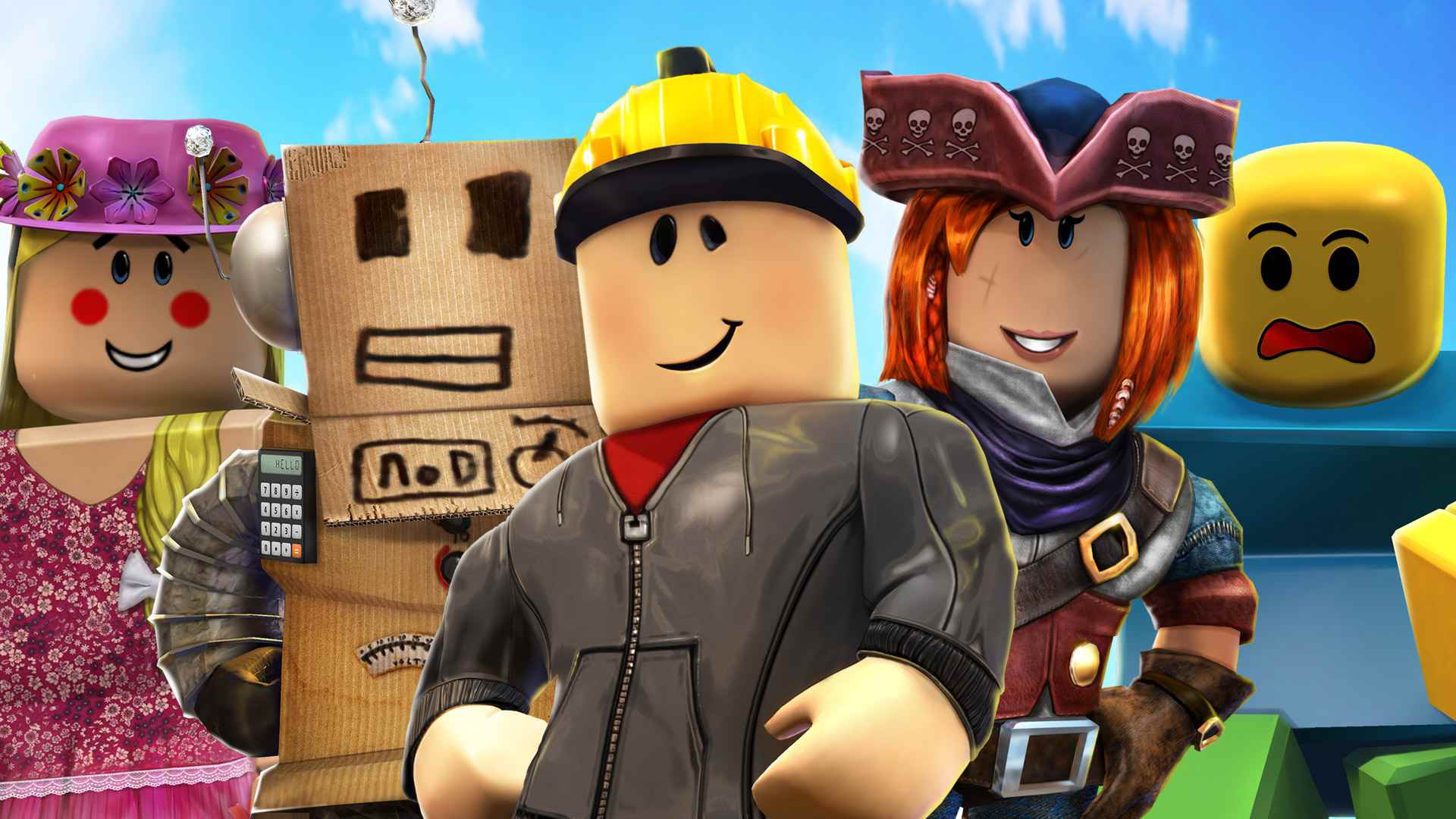 Download Zoomed-In Roblox PFP Wallpaper