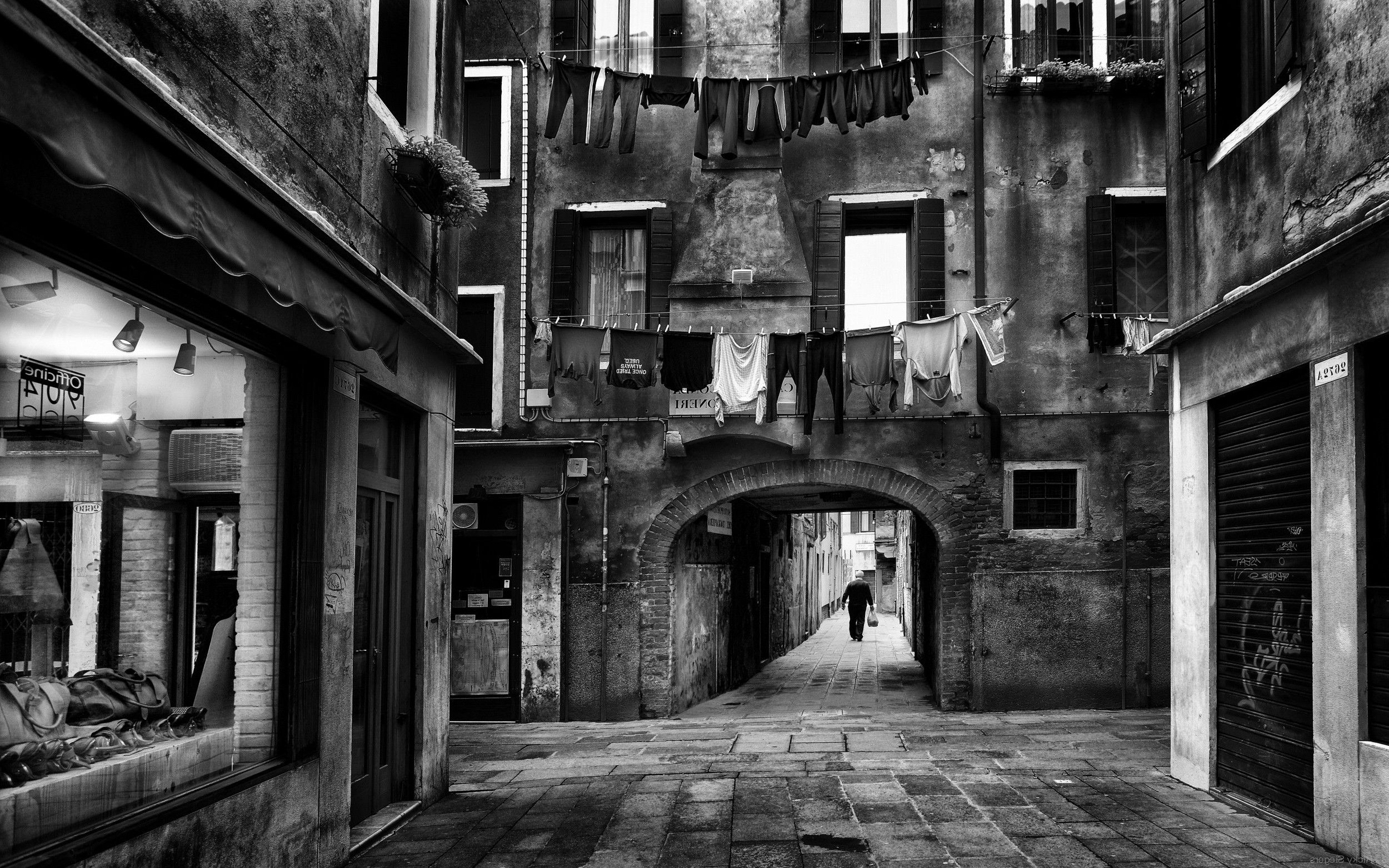 landscape, Monochrome, Street, Urban .wallup.net