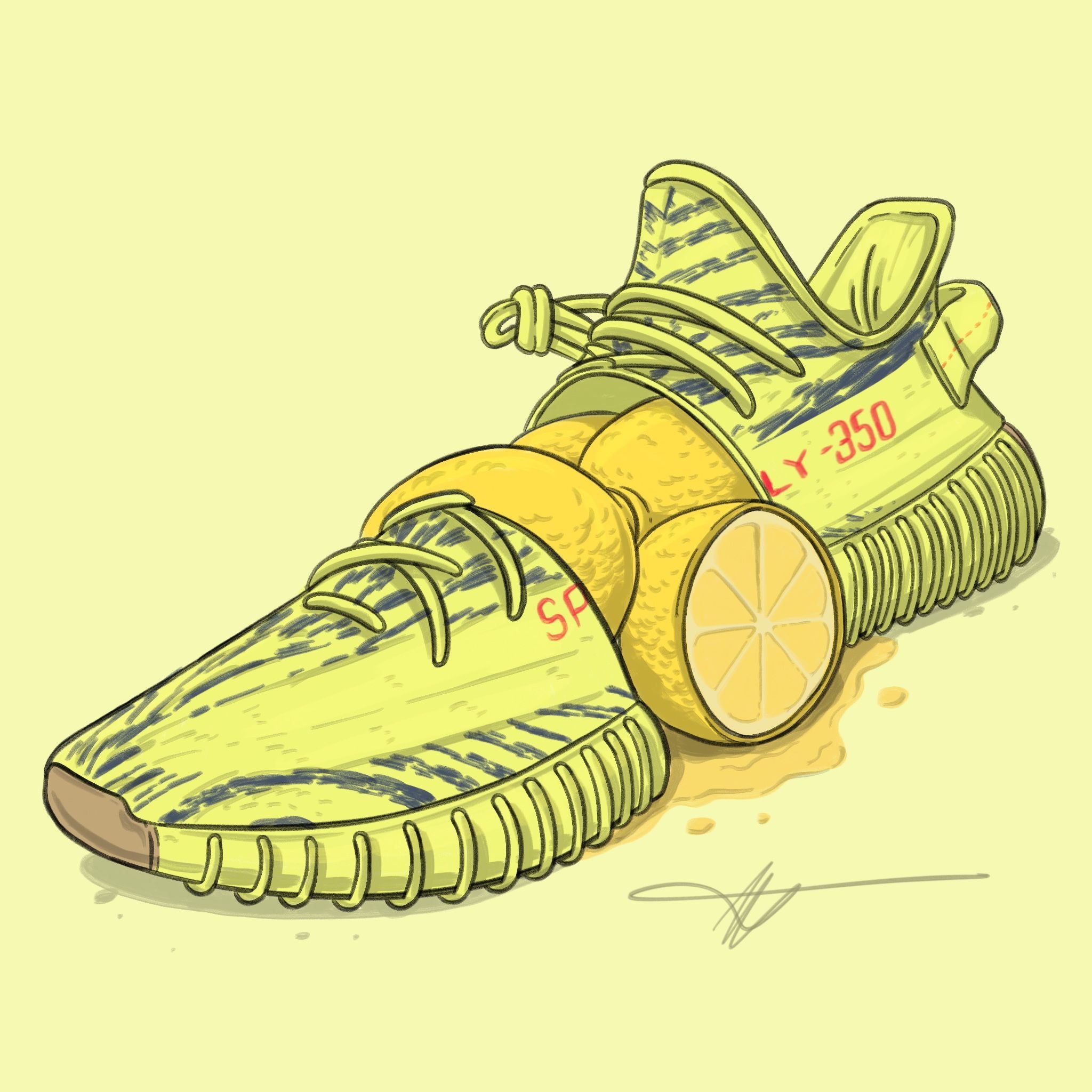 Yeezy 350 V2 Semi Frozen Yellow .in.com