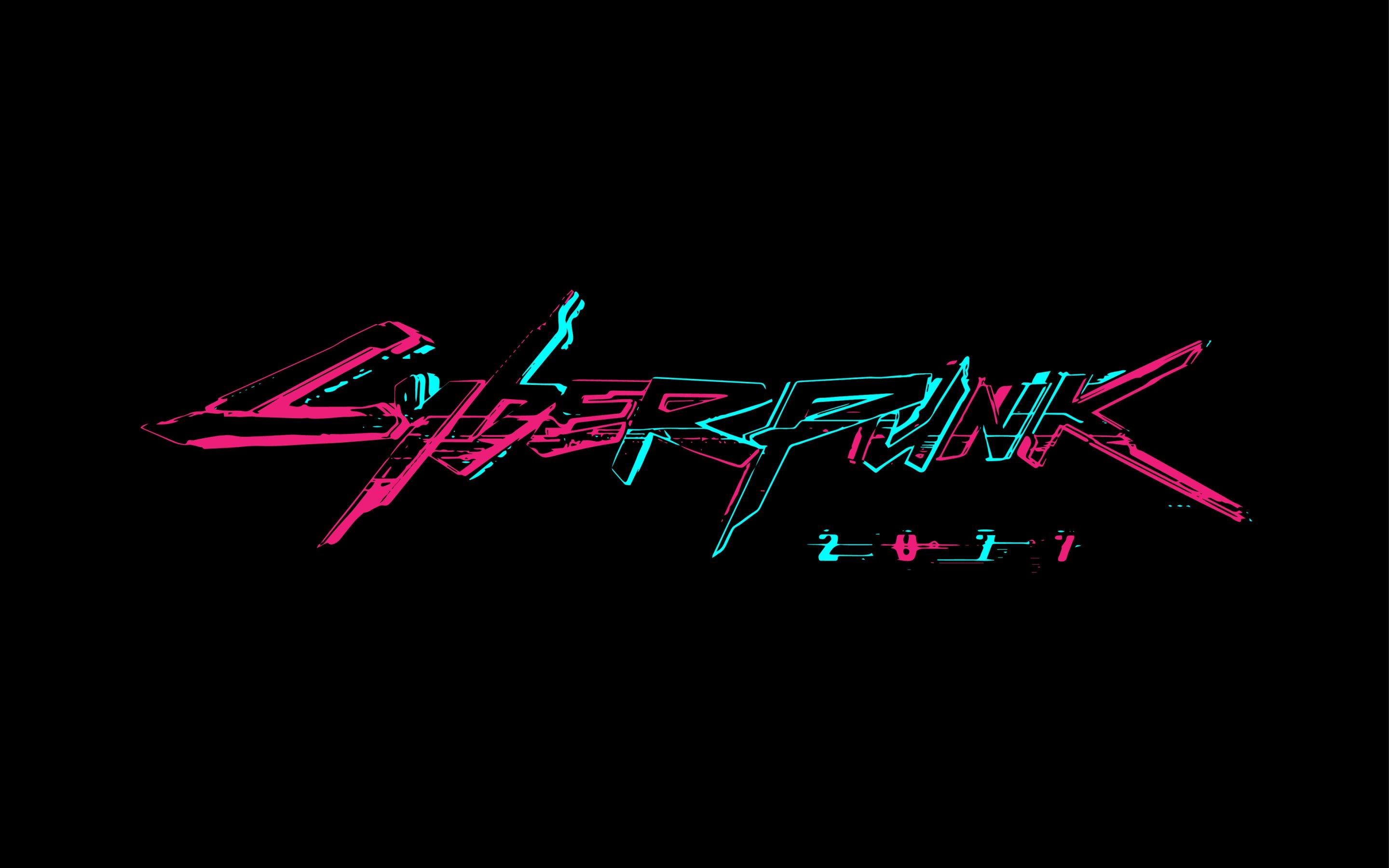 Cyberpunk 2077 4K Wallpaper, Neon, Black Background, PC Games, PlayStation Xbox One, Xbox Series X, Black Dark
