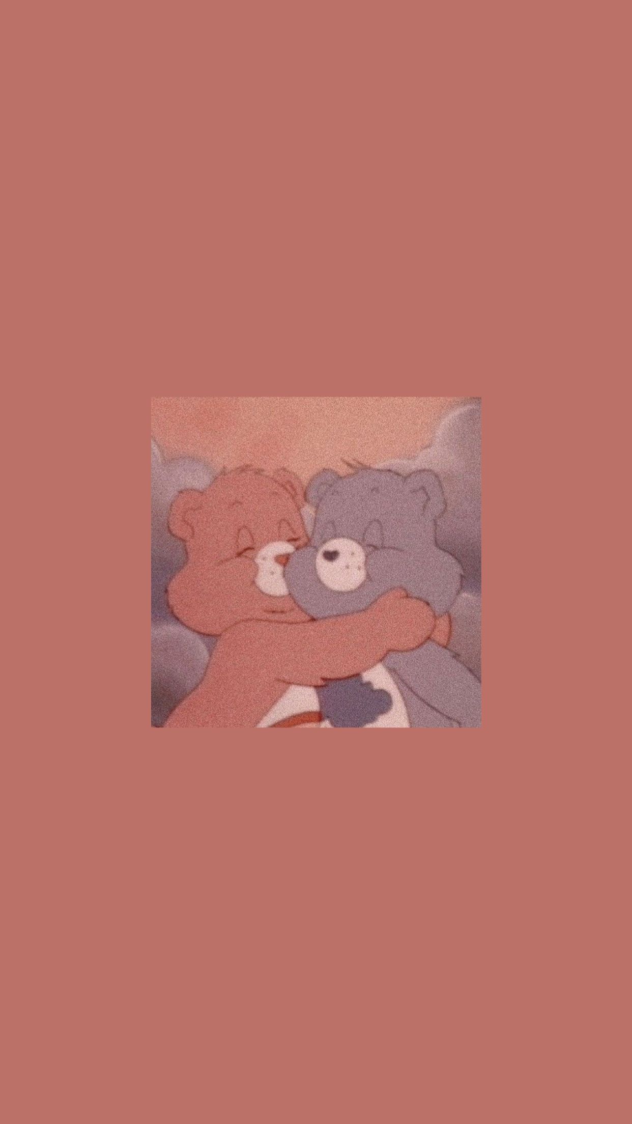 Download Share a Huggable Moment with Aesthetic Care Bear Wallpaper   Wallpaperscom
