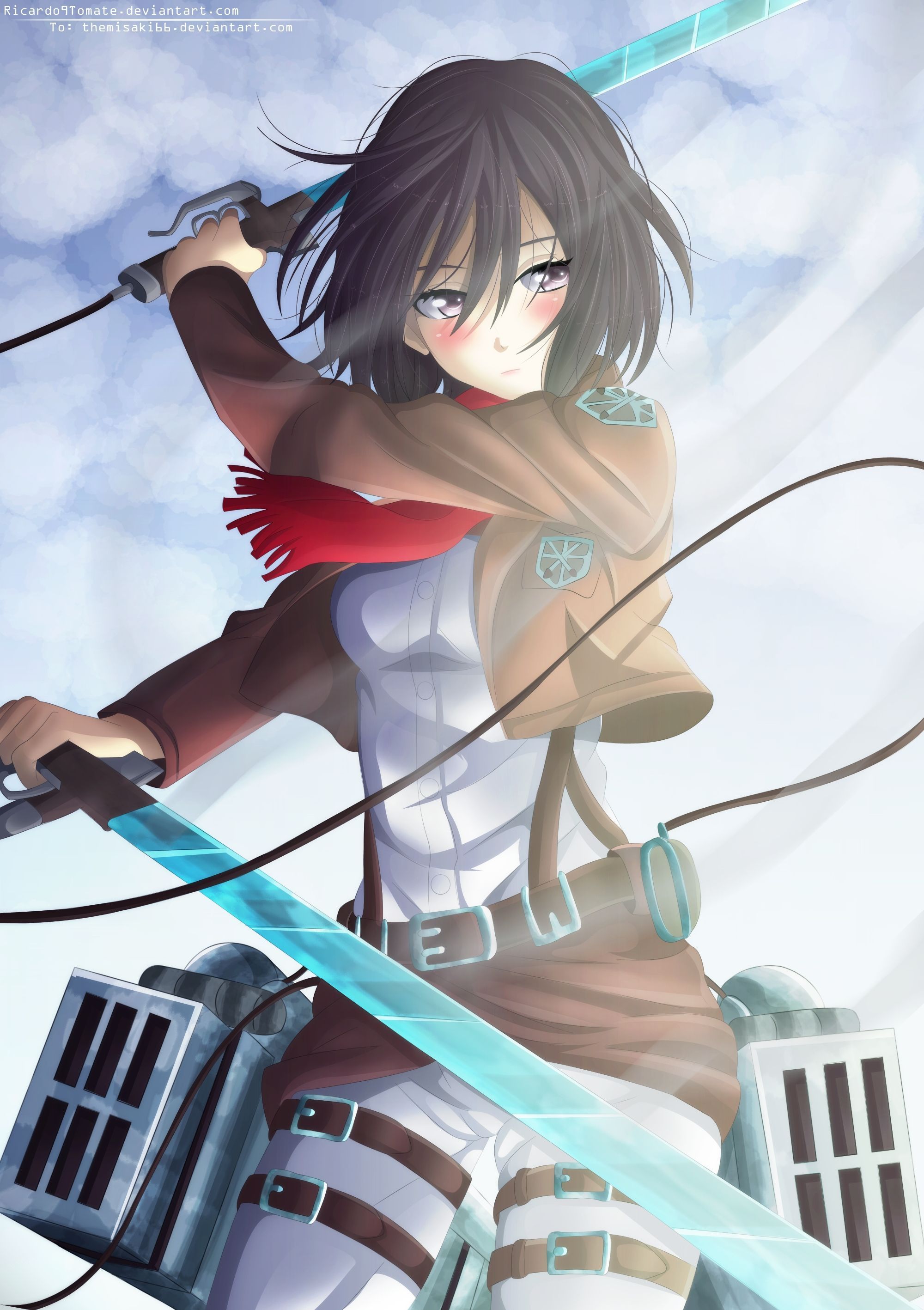 Mikasa Phone Wallpaper