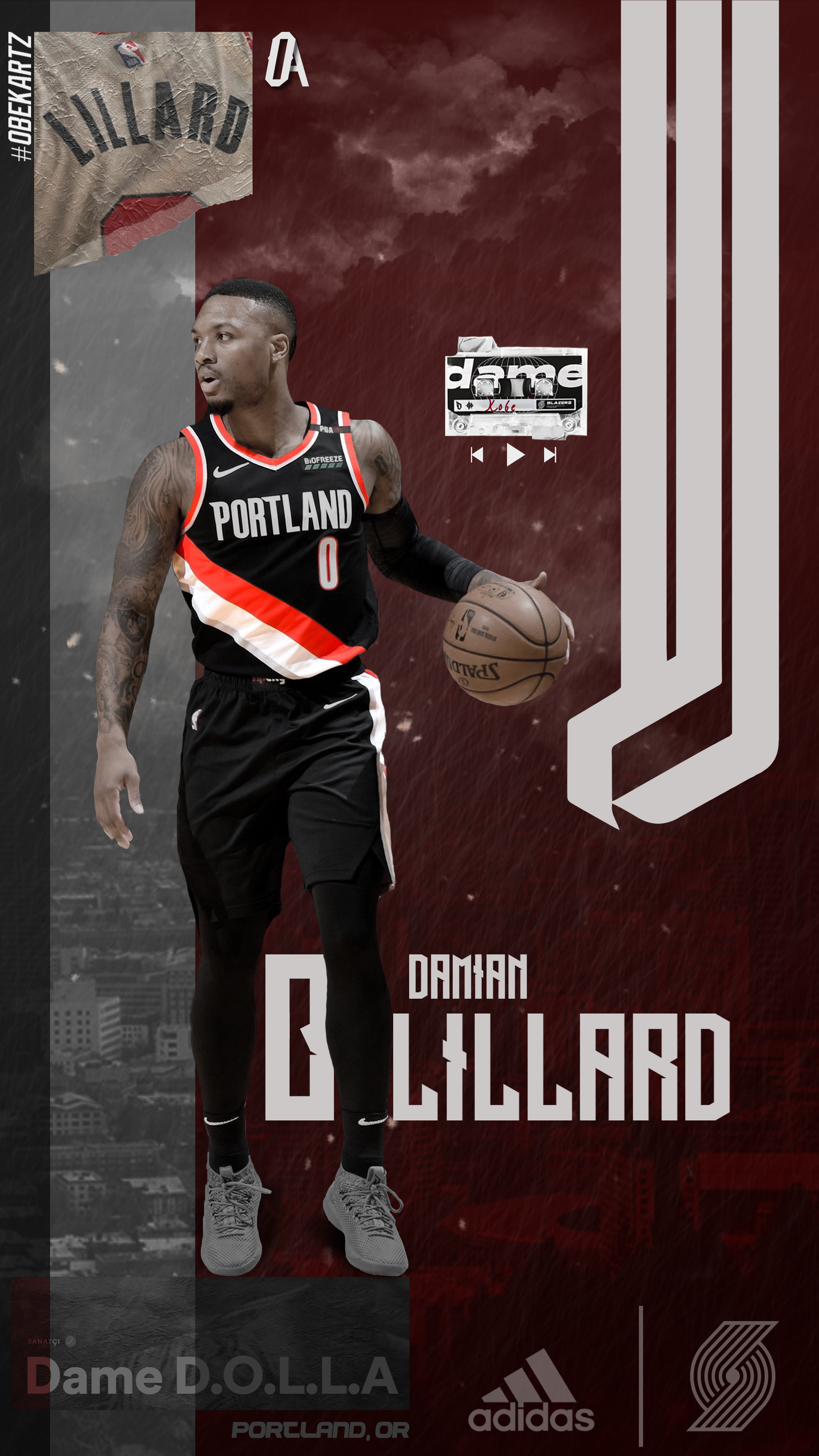 damian lillard wallpaper. Damian lillard, Nba wallpaper, Basketball players quotes