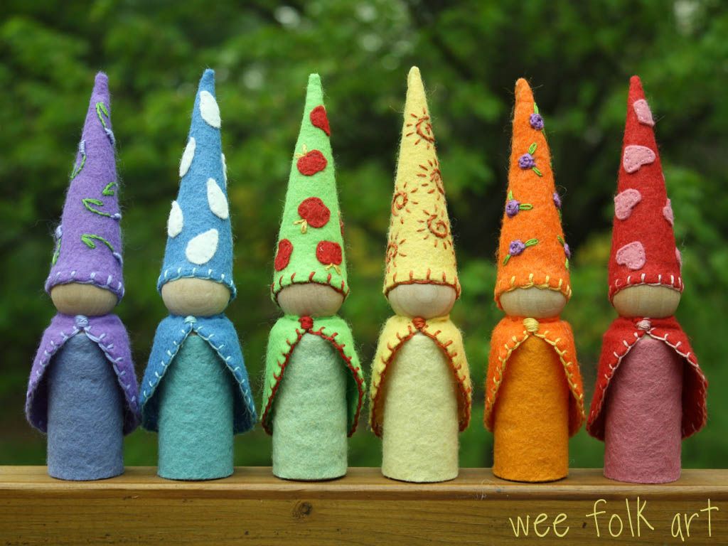 Rainbow Gnomes Desktop Wallpaper