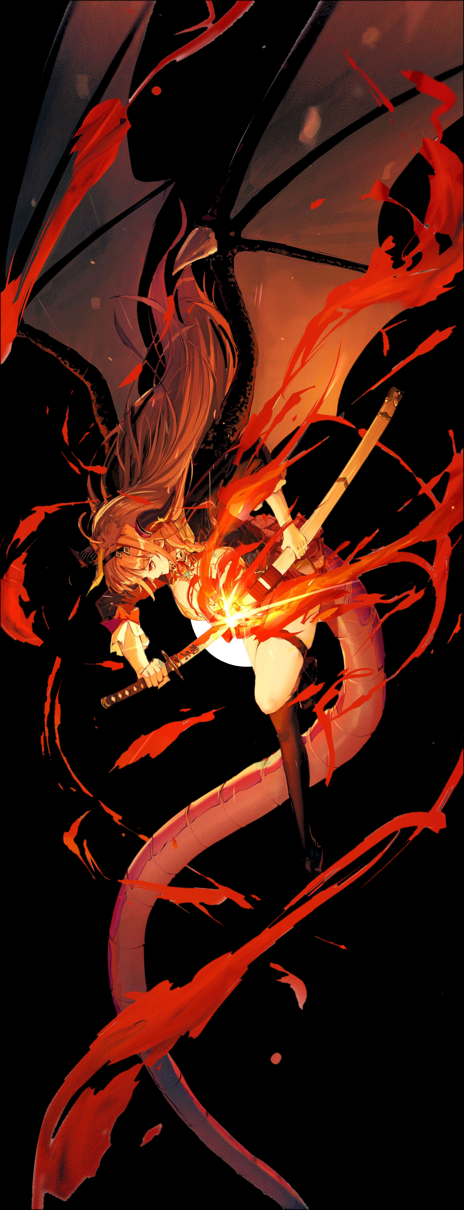 Anime Dragon Lady OLED 1570x4093 .reddit.com