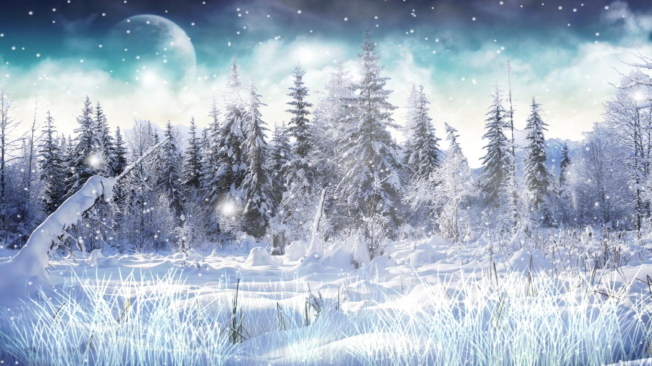 Animated Christmas Snow Wallpaper