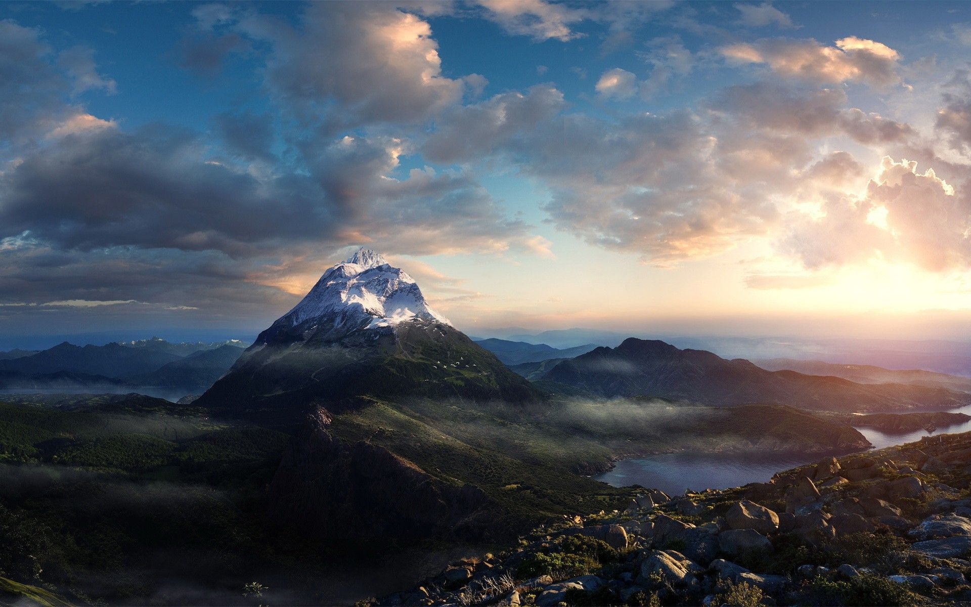 Daily Wallpaper: Mountain Peak. I Like .iliketowastemytime.com