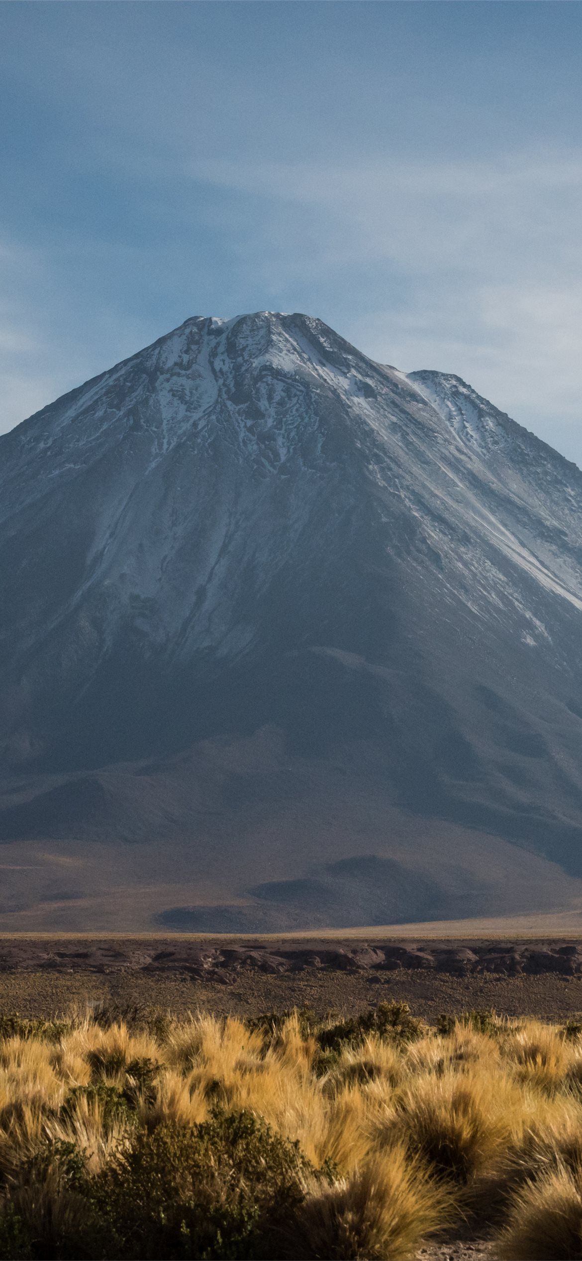 volcano mountain peak landscape iPhone .ilikewallpaper.net