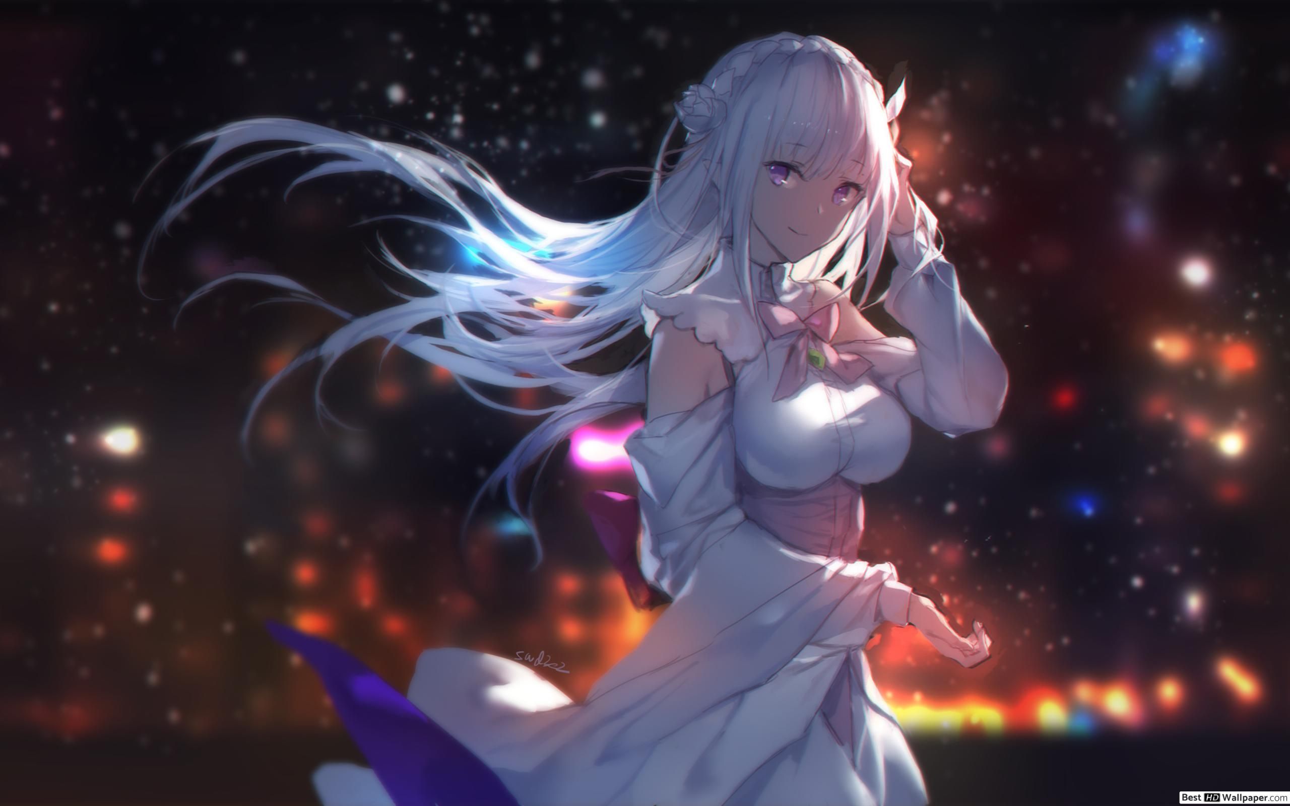 Emilia Re Zero Wallpaper Phone HD Wallpaper