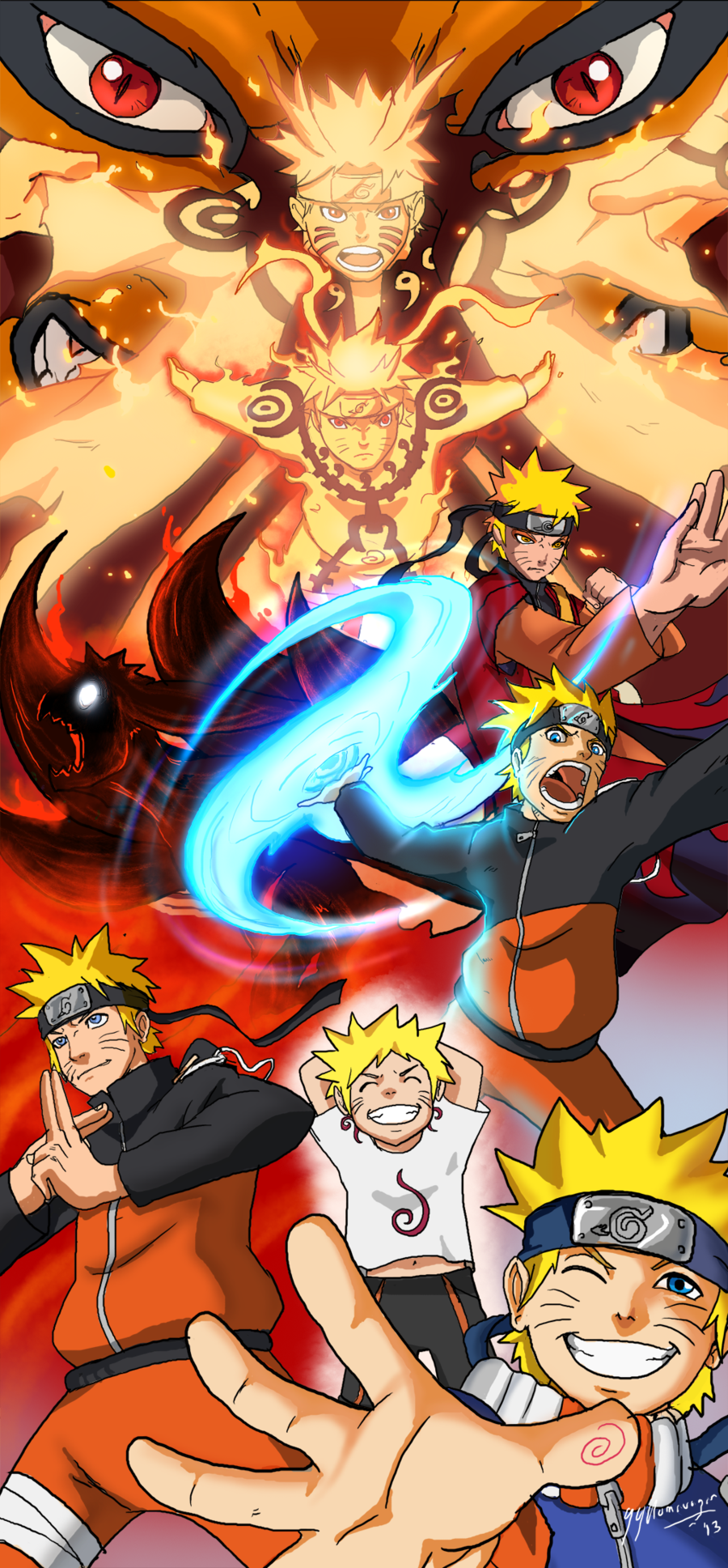 Naruto Evolution of a Hero!. Wallpaper naruto shippuden, Naruto shippuden anime, Anime