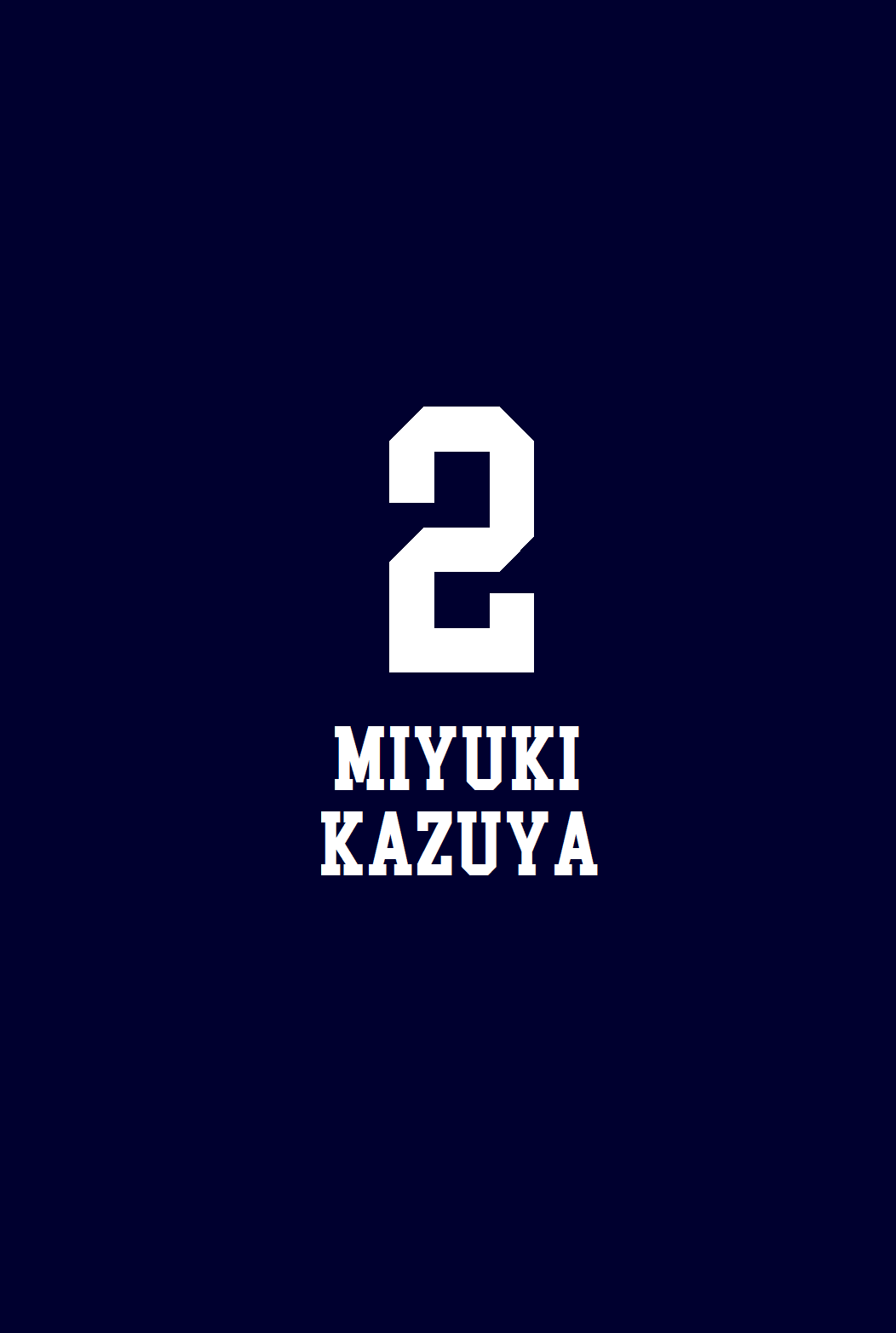 Miyuki Kazuya Phone wallpaper