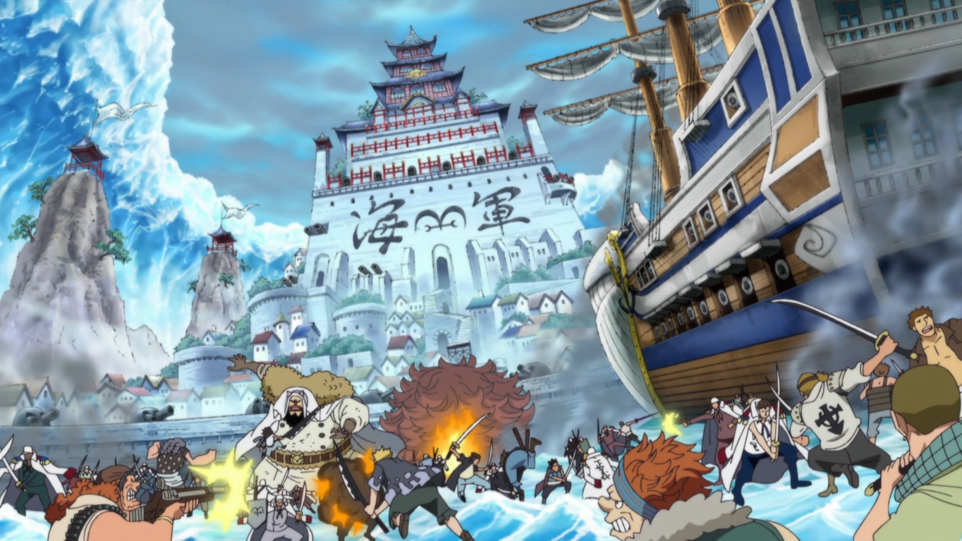 Dangai Ichigo replaces Luffy in Battle of Marineford. Does he succeed?