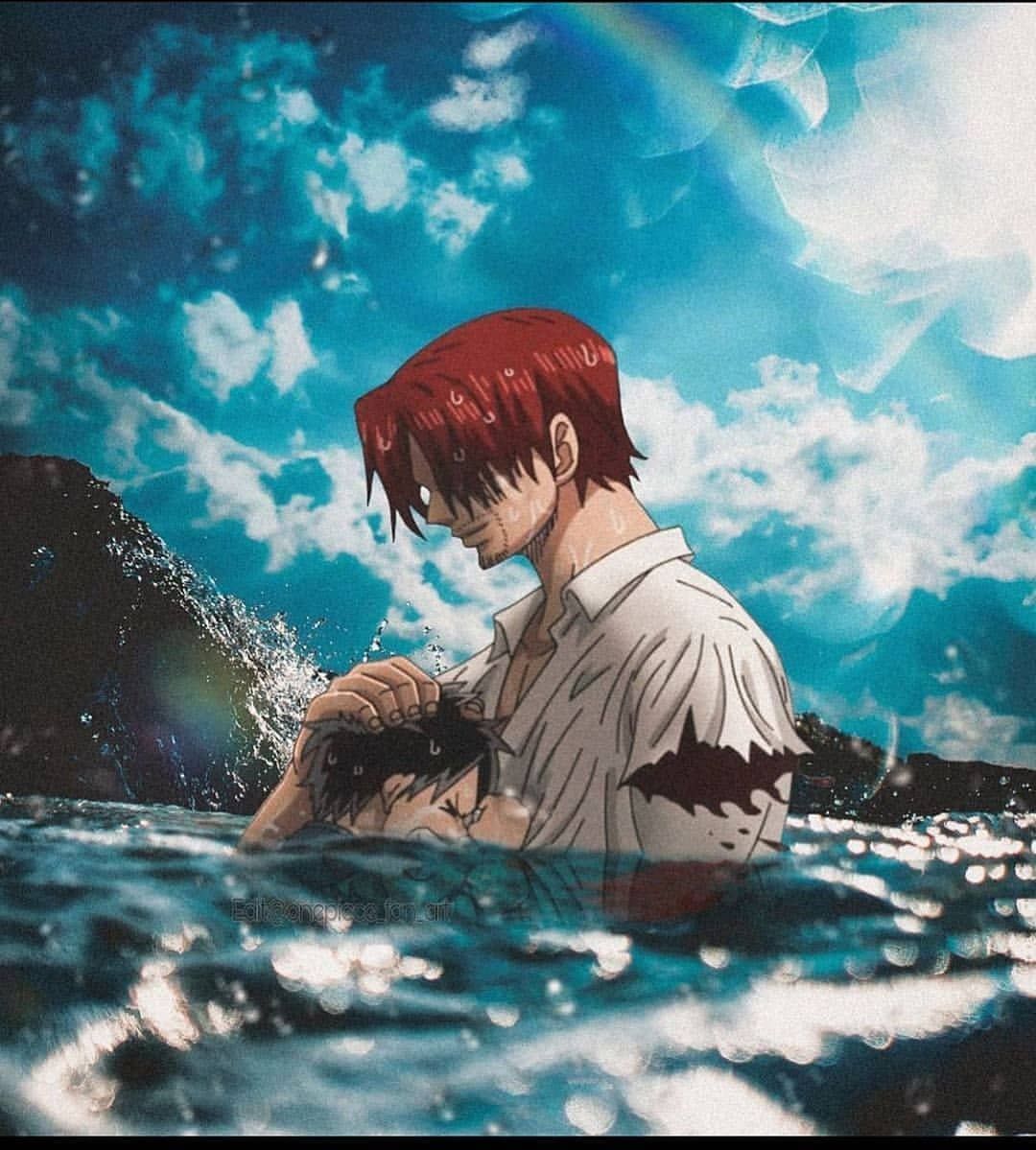 Luffy & Shanks. Manga anime one piece .com