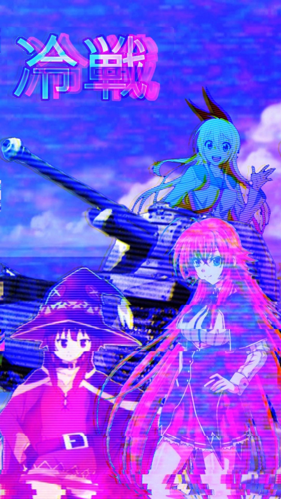 Anime Vaporwave Desktop Wallpapers  Top Free Anime Vaporwave Desktop  Backgrounds  WallpaperAccess