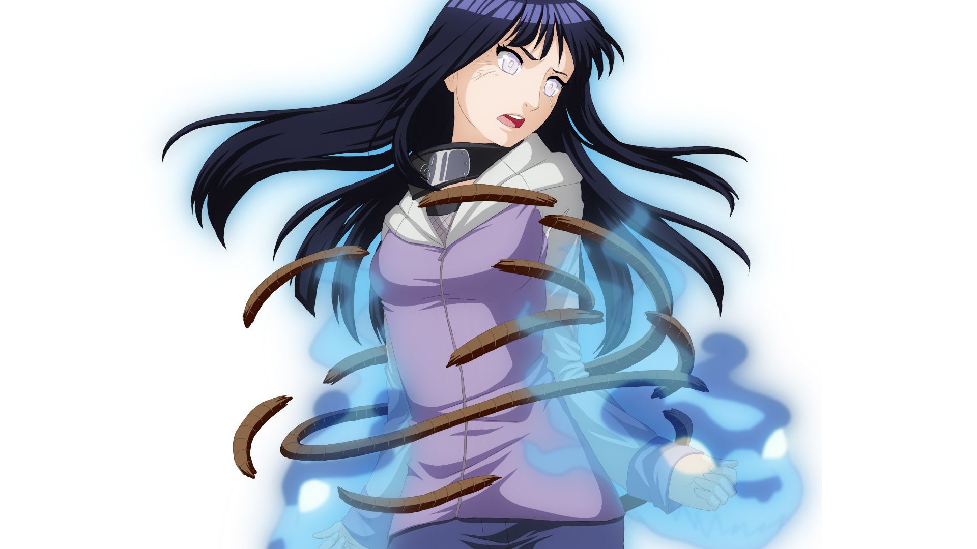 hinata, ninja, rope, girl .tomswallpaper.com