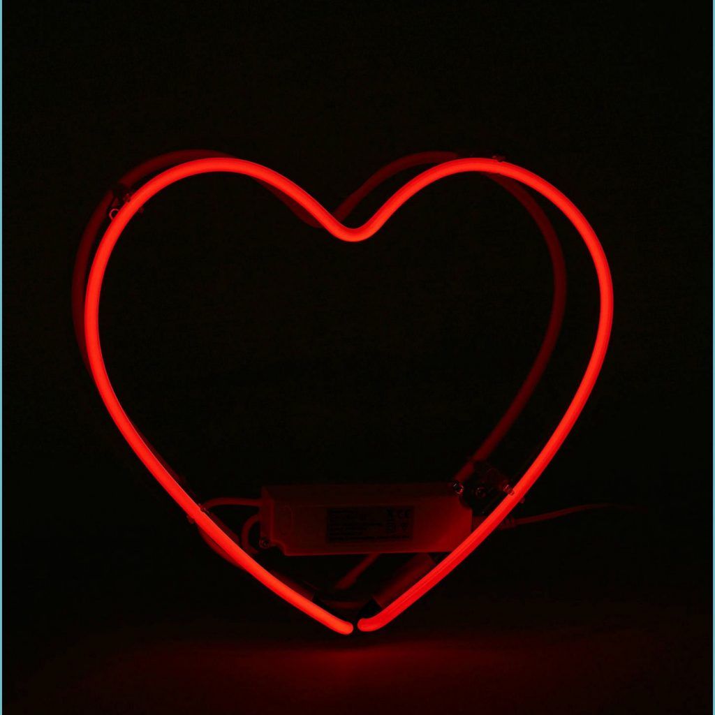 Red Neon Heart Light Neon heart light .anupghosal.com