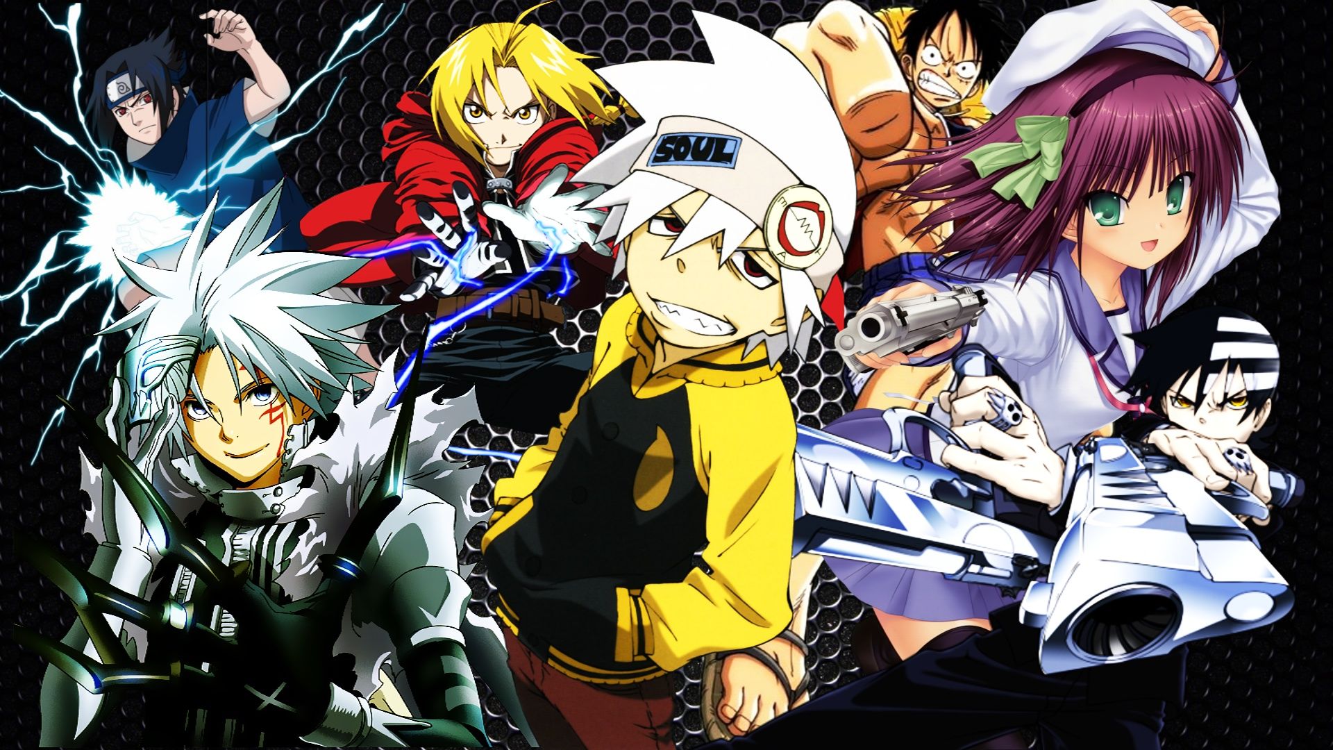 Mixed anime characters by SnowyBlueAnu on DeviantArt