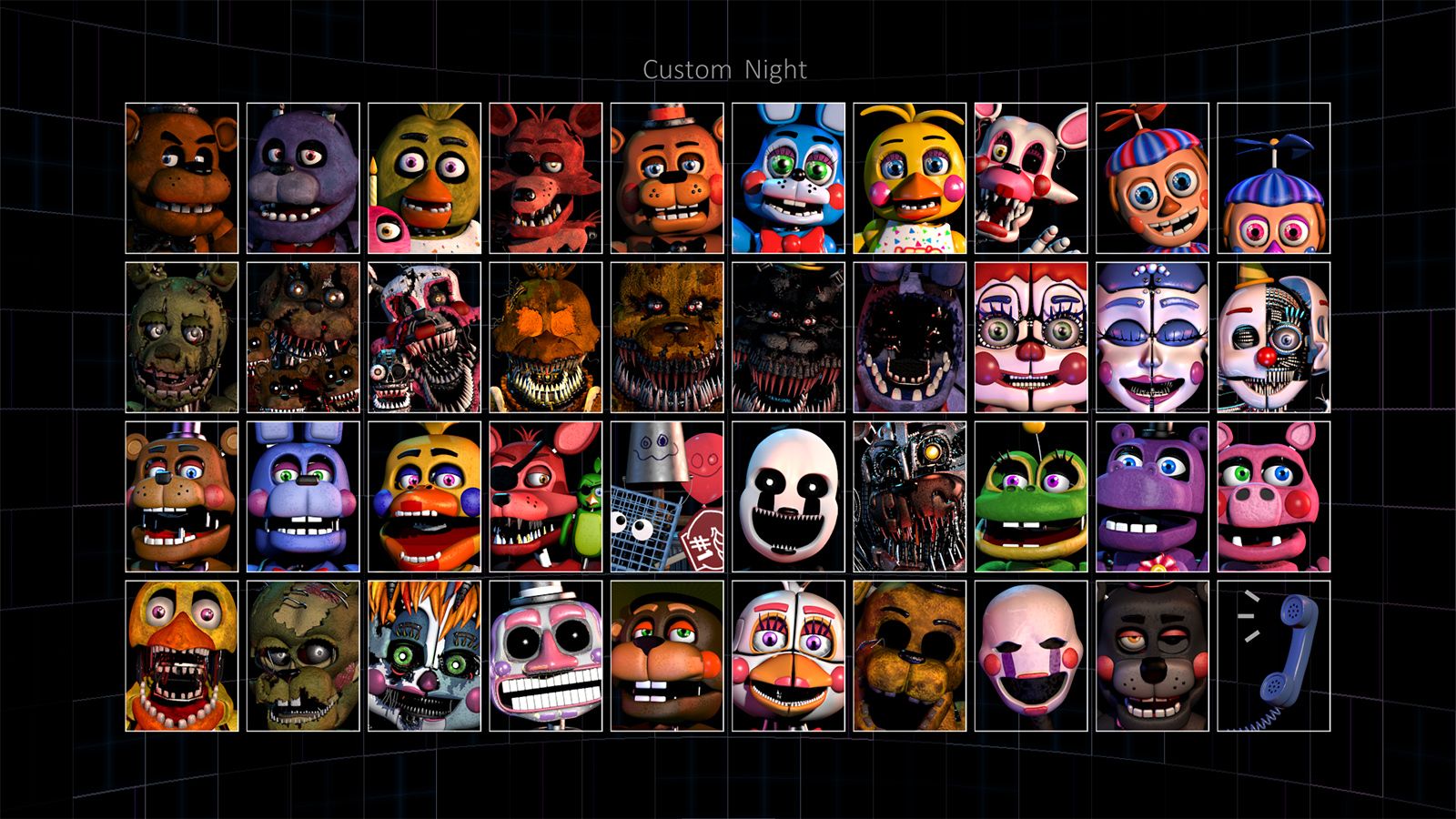 W.Freddy Ultimate Custom Night Mugshot Fan icon by AndyPurro