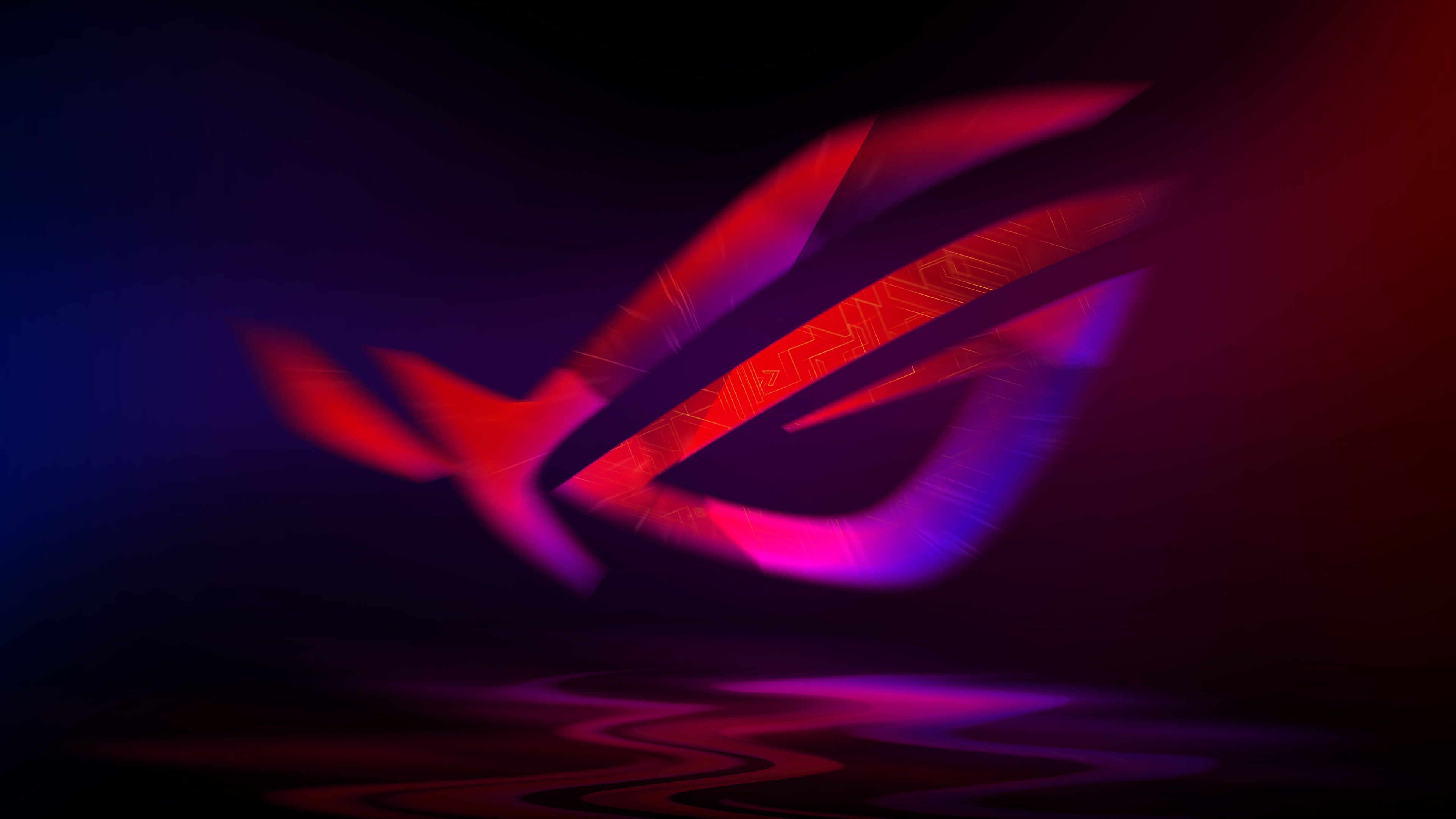 ASUS ROG Neon wallpaper, 4K. Neon .com