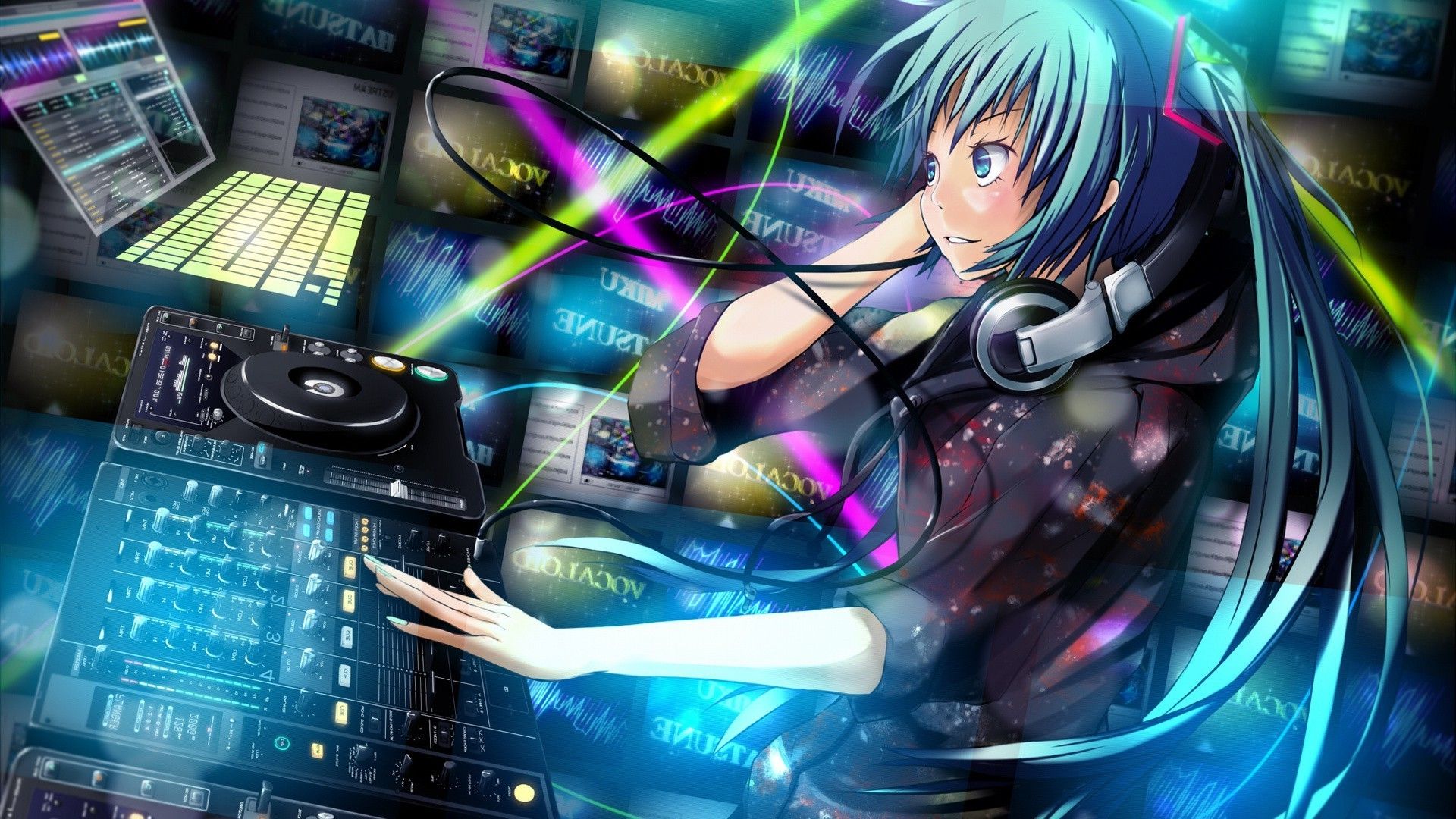 Anime DJ Wallpaperwallpaperafari.com