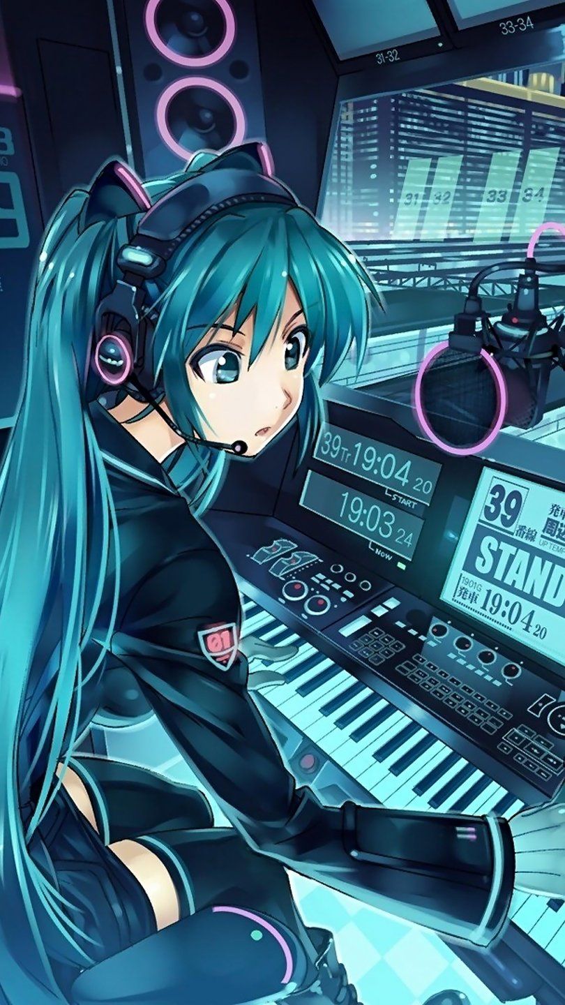 Anime DJ Girl Wallpaper