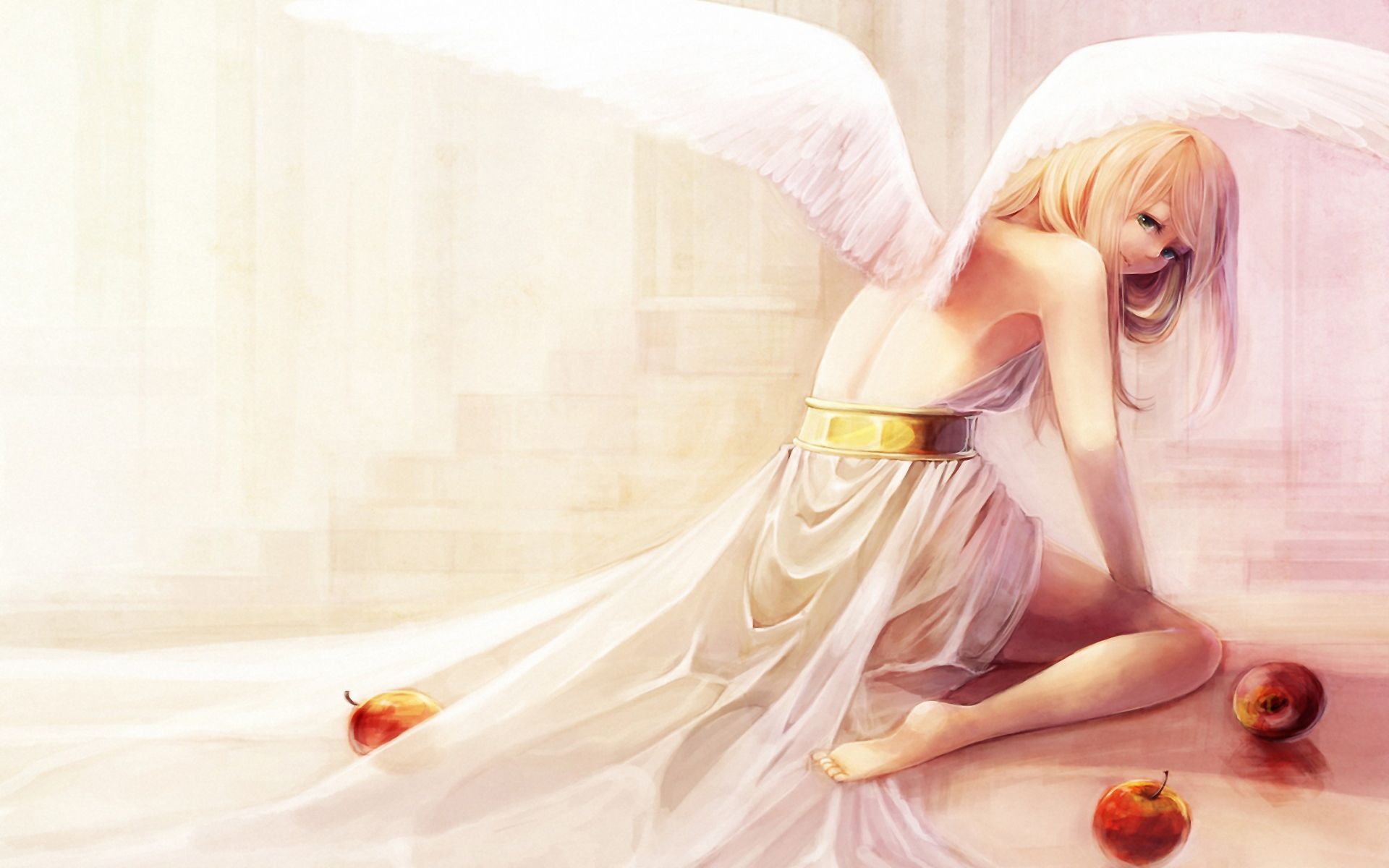 Beautiful Anime Angel Girl Wallpaper .orochiwallpaper.blogspot.com