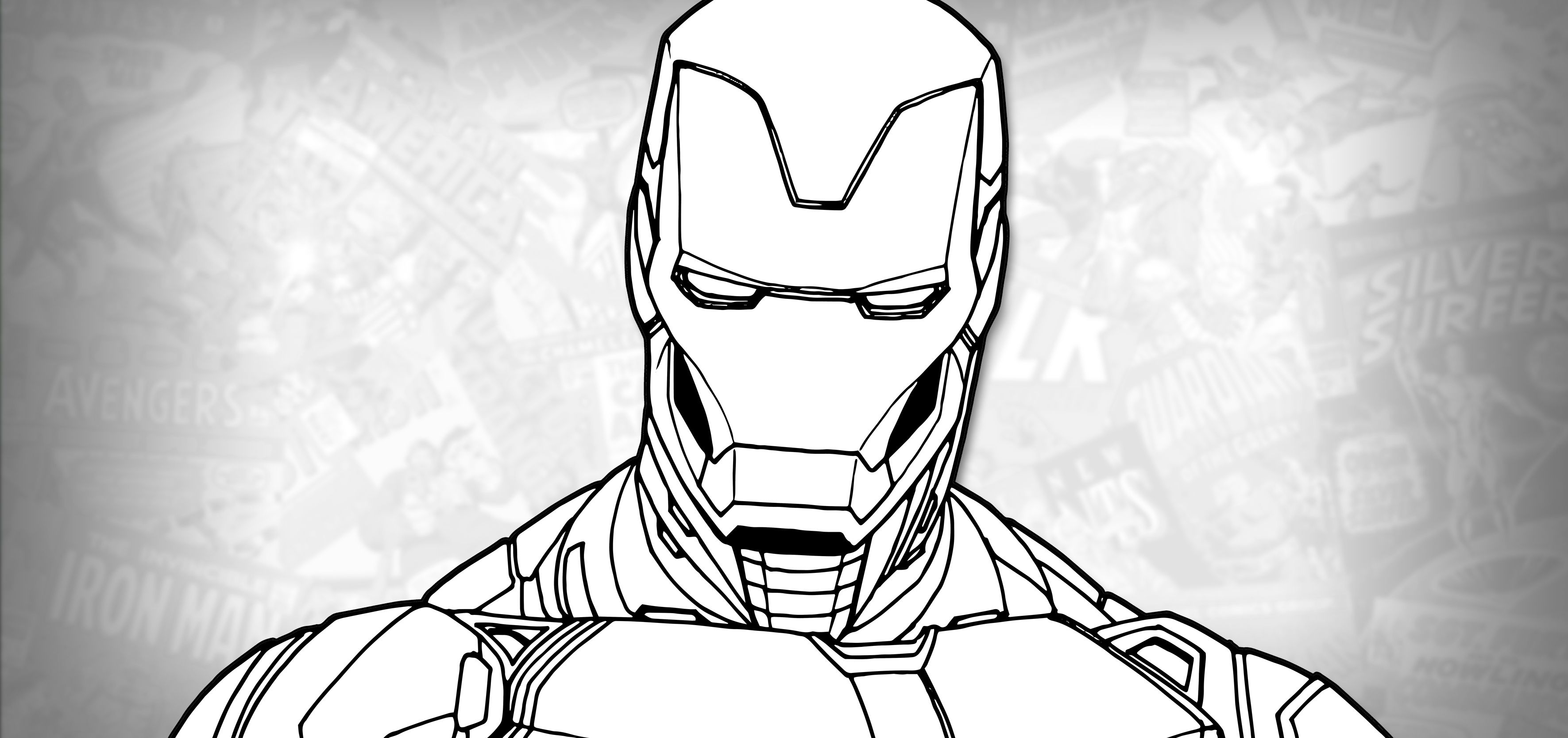 Iron Man Image HD For Drawing. Mister .misteropoetico.blogspot.com