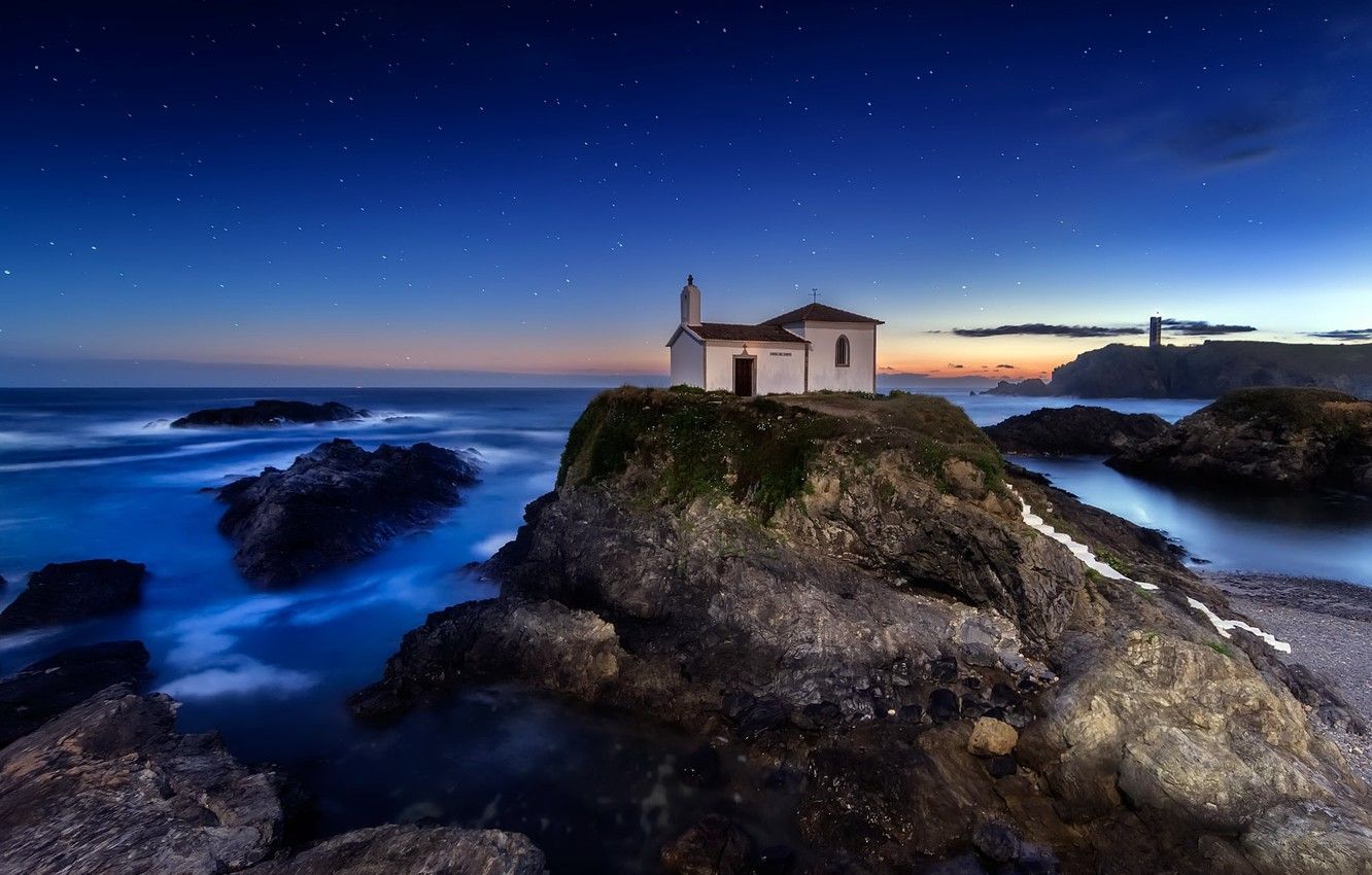 Wallpaper Spain, Galicia, Sta Eulalia image for desktop, section пейзажи