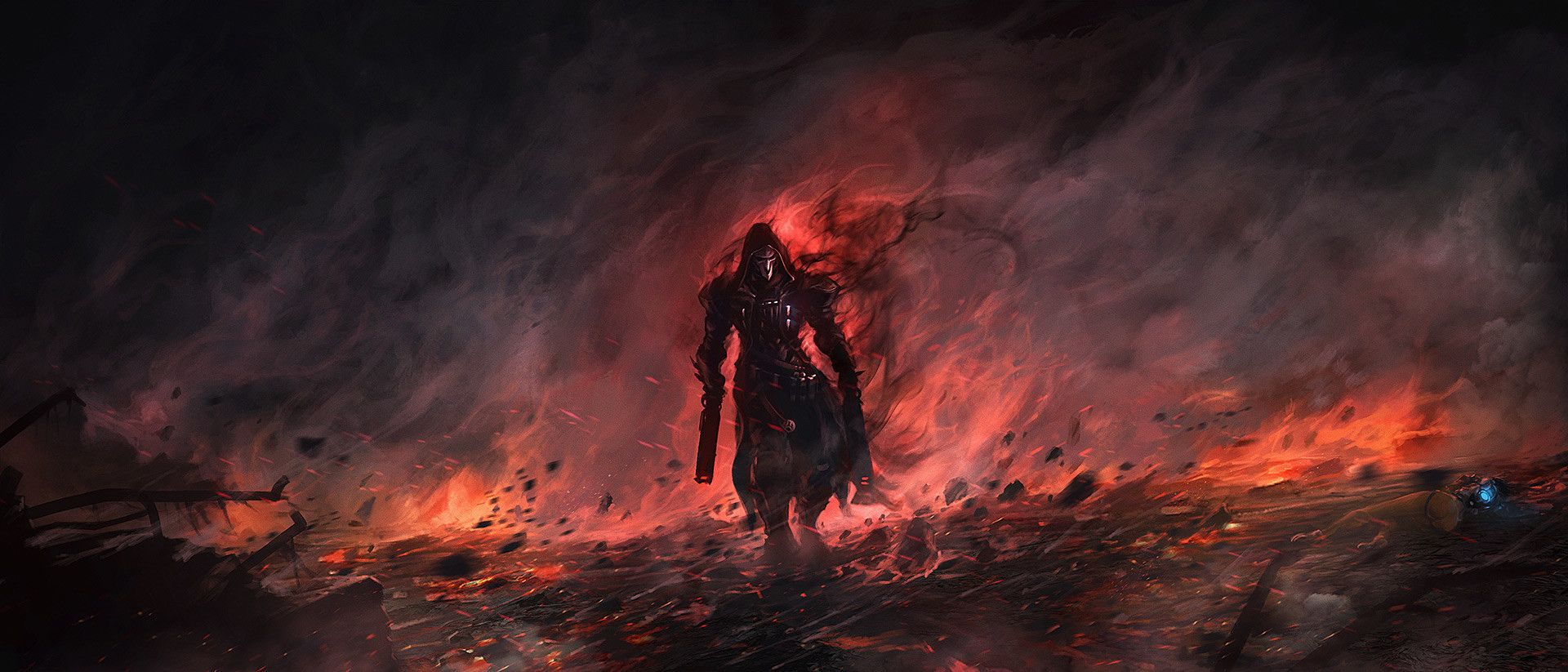 Reaper Overwatch Wallpaper HD .wallpapertip.com