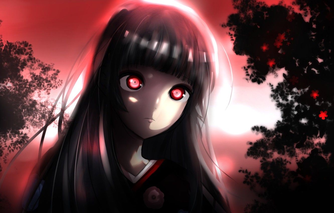 Anime Red Eyes 4K Wallpaper #312