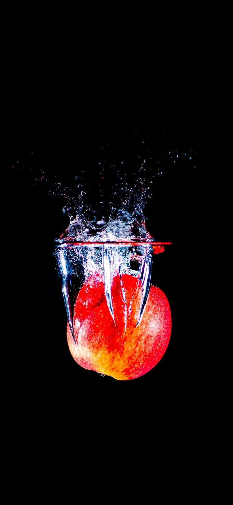 Apple Water Splash Water Black .traxzee.com